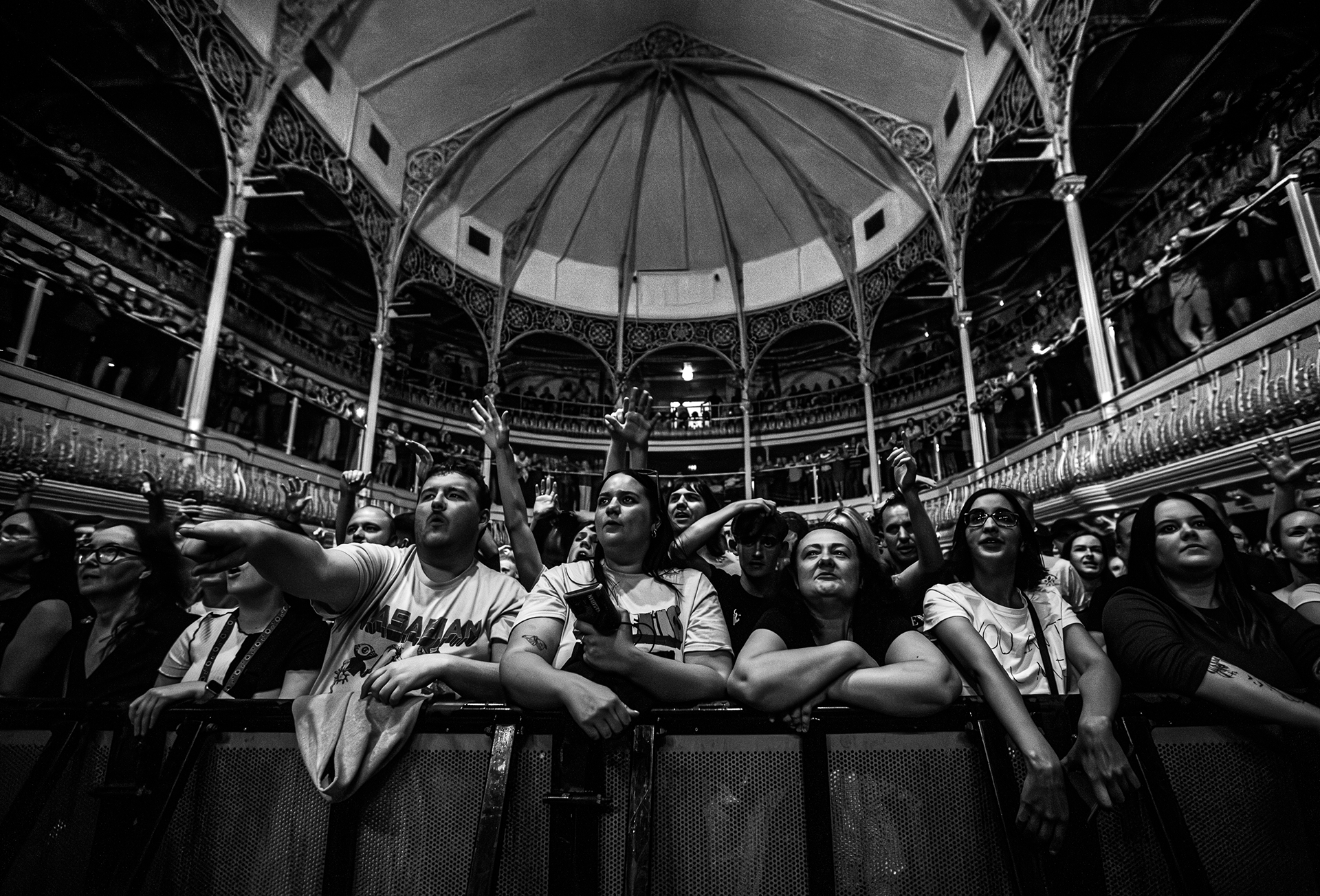 The crowd at Kasabian's gig at o2 Academy Bournemouth.