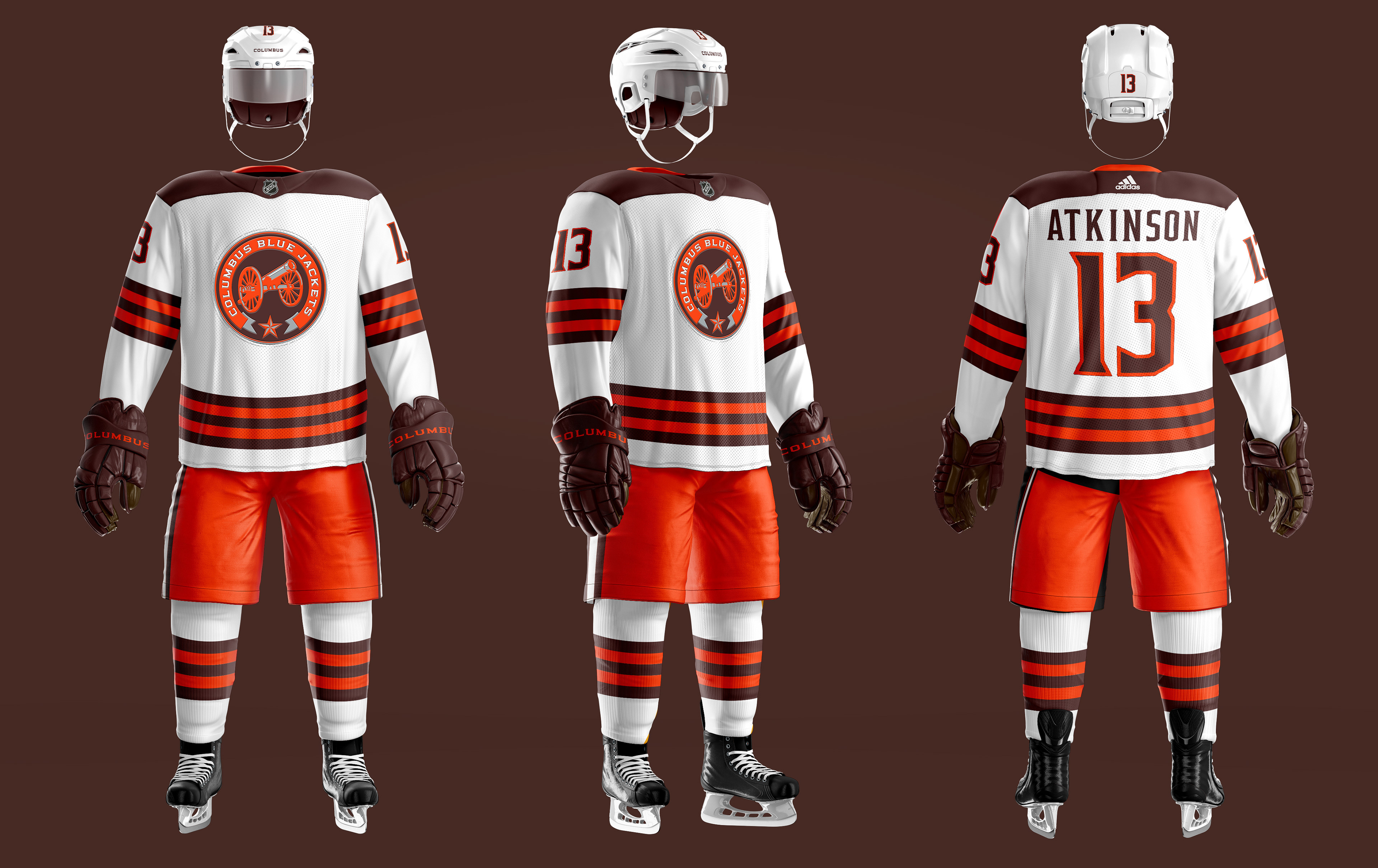 NHL Expansion Series Concept. Kansas City Cavalry Road Uniform.