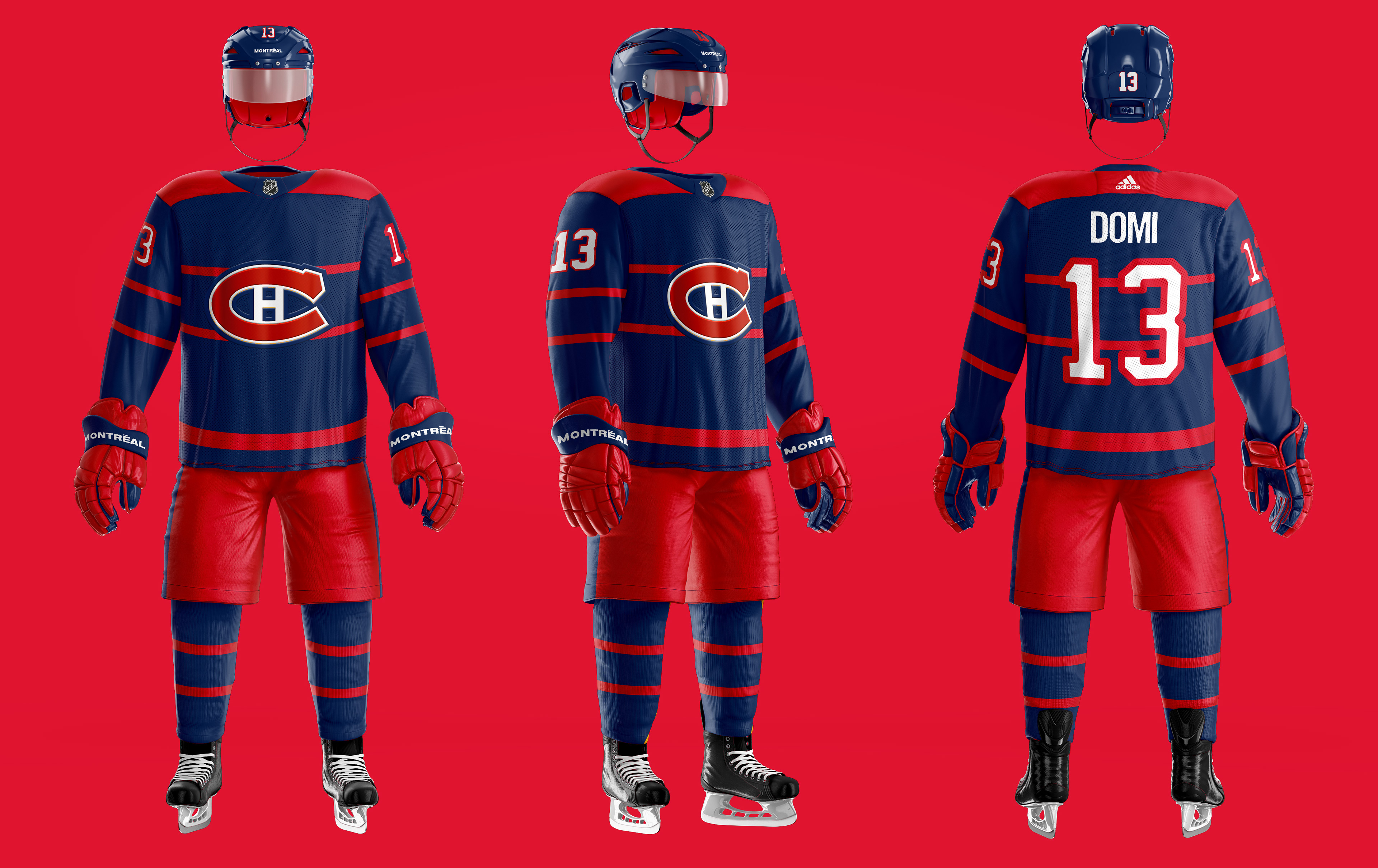 Montreal Canadiens - Concept Jersey Set : r/nhl