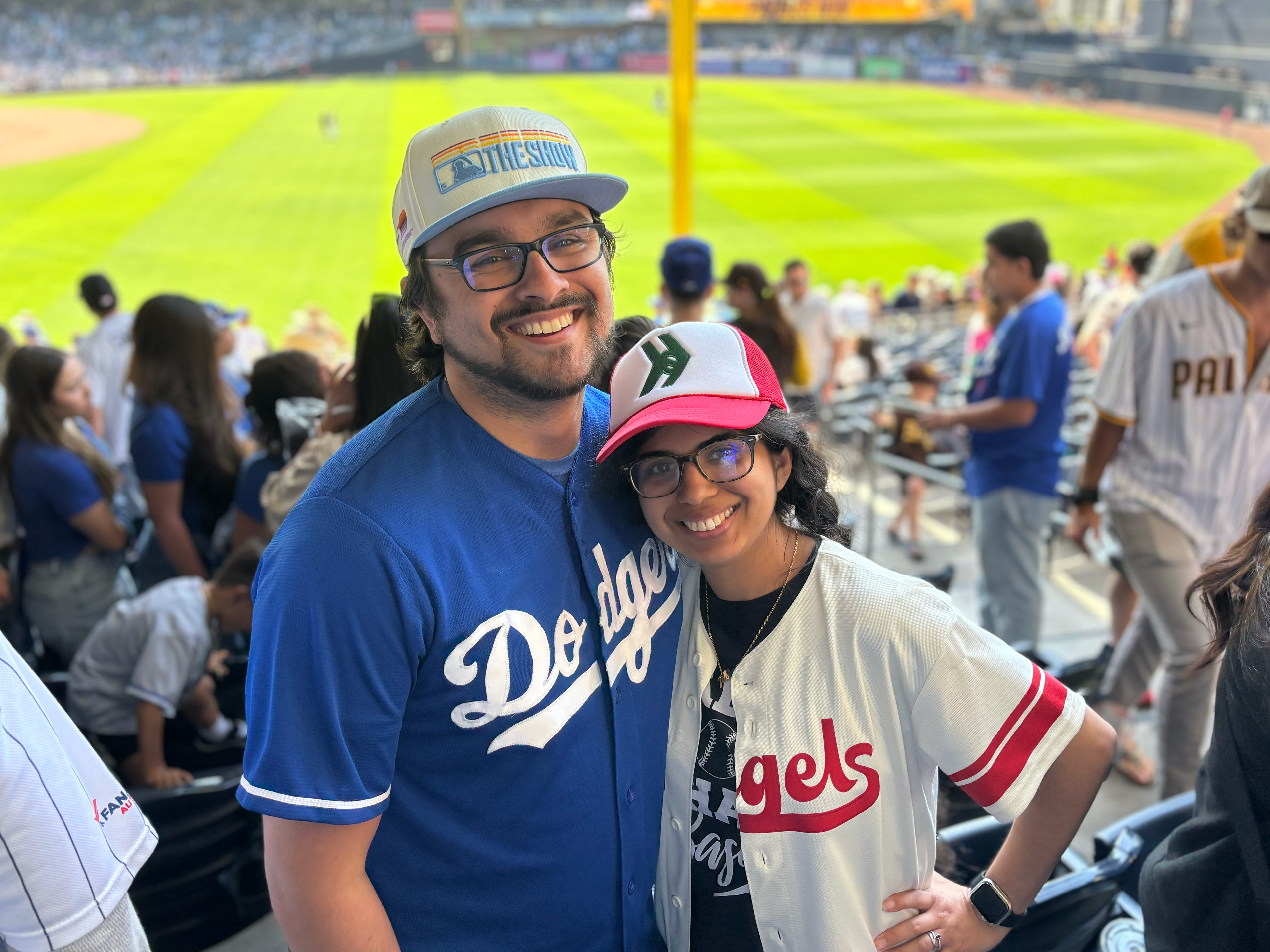 That's me, with my wife.