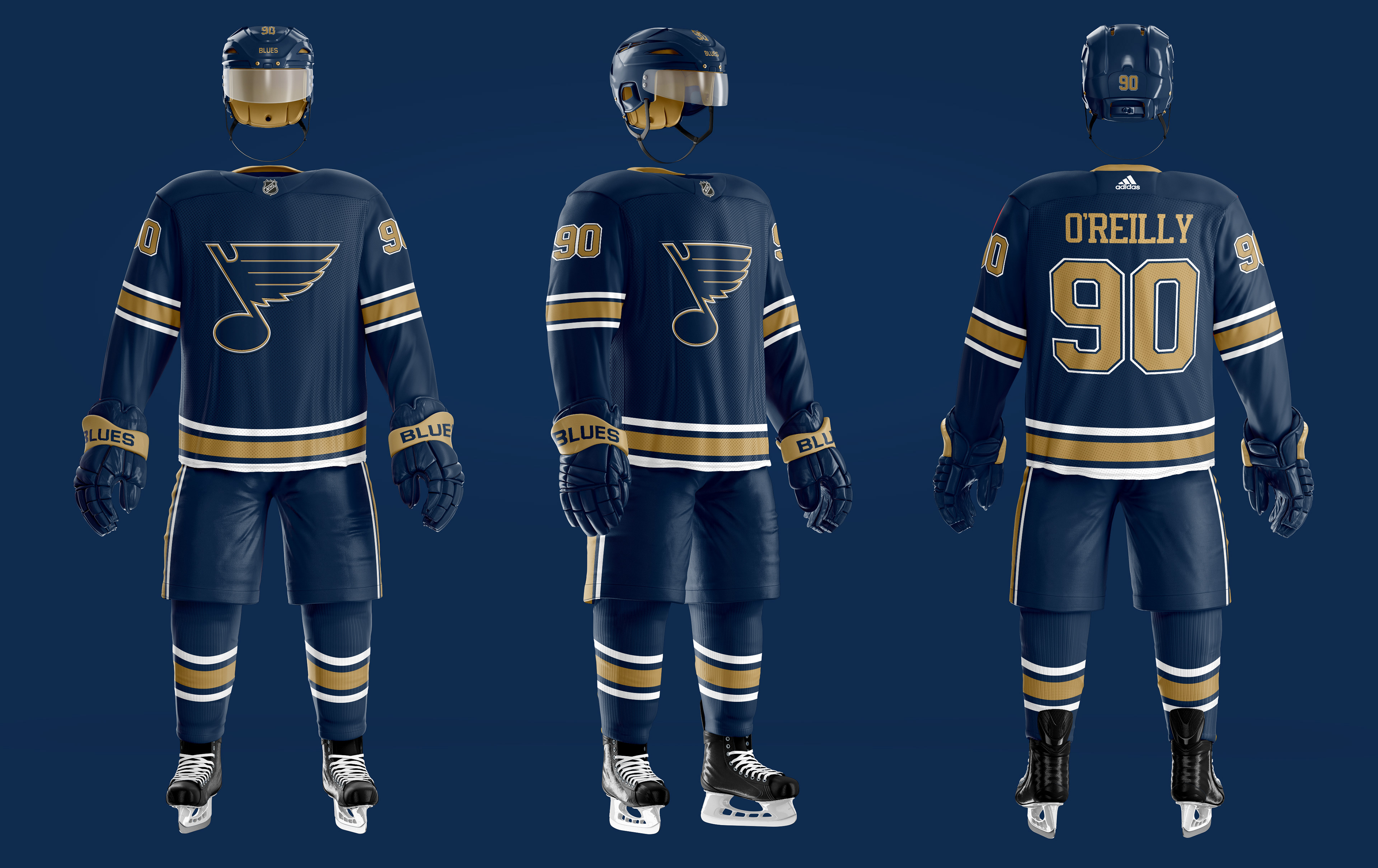 Full Hockey uniform concepts for the NFL Patriots and Eagles. : r