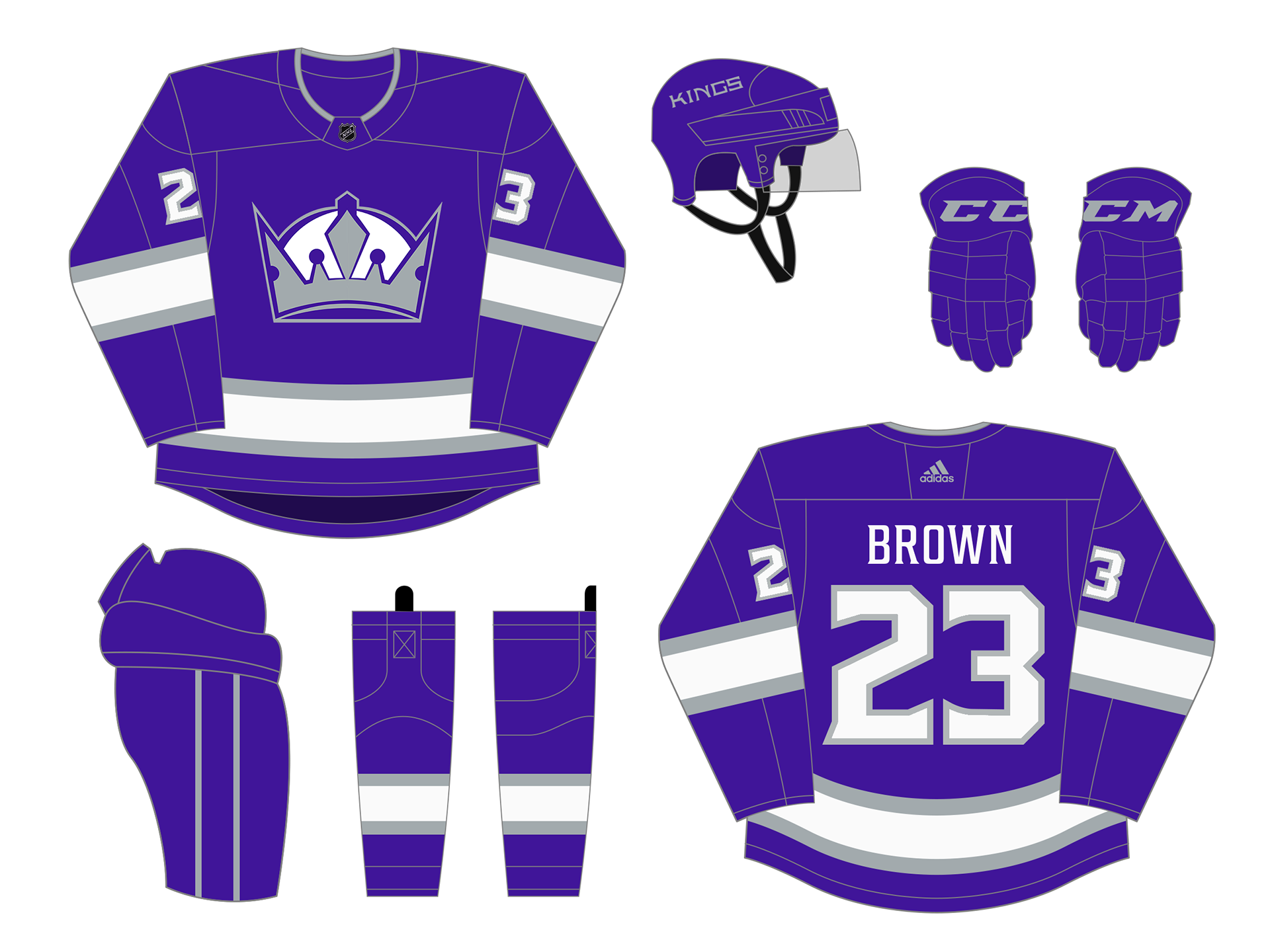 Chris Ramirez - NHL / NFL-CFL Crossover Uniform Concept Series