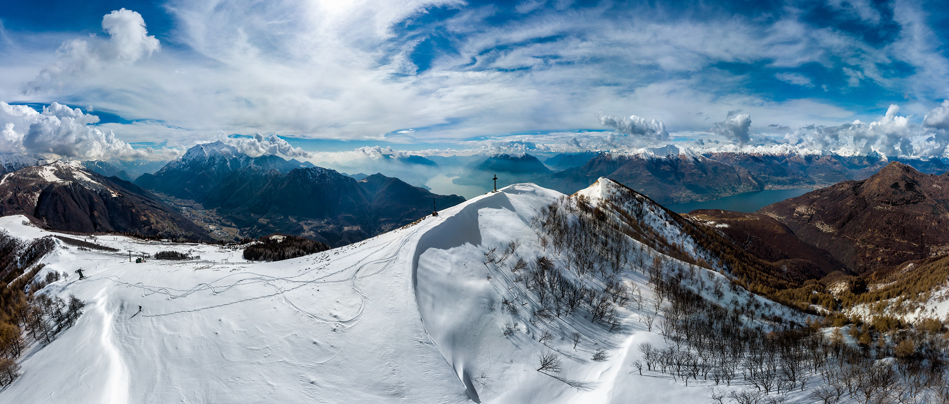 Monte Croce di Muggio, Alpe Giumello.