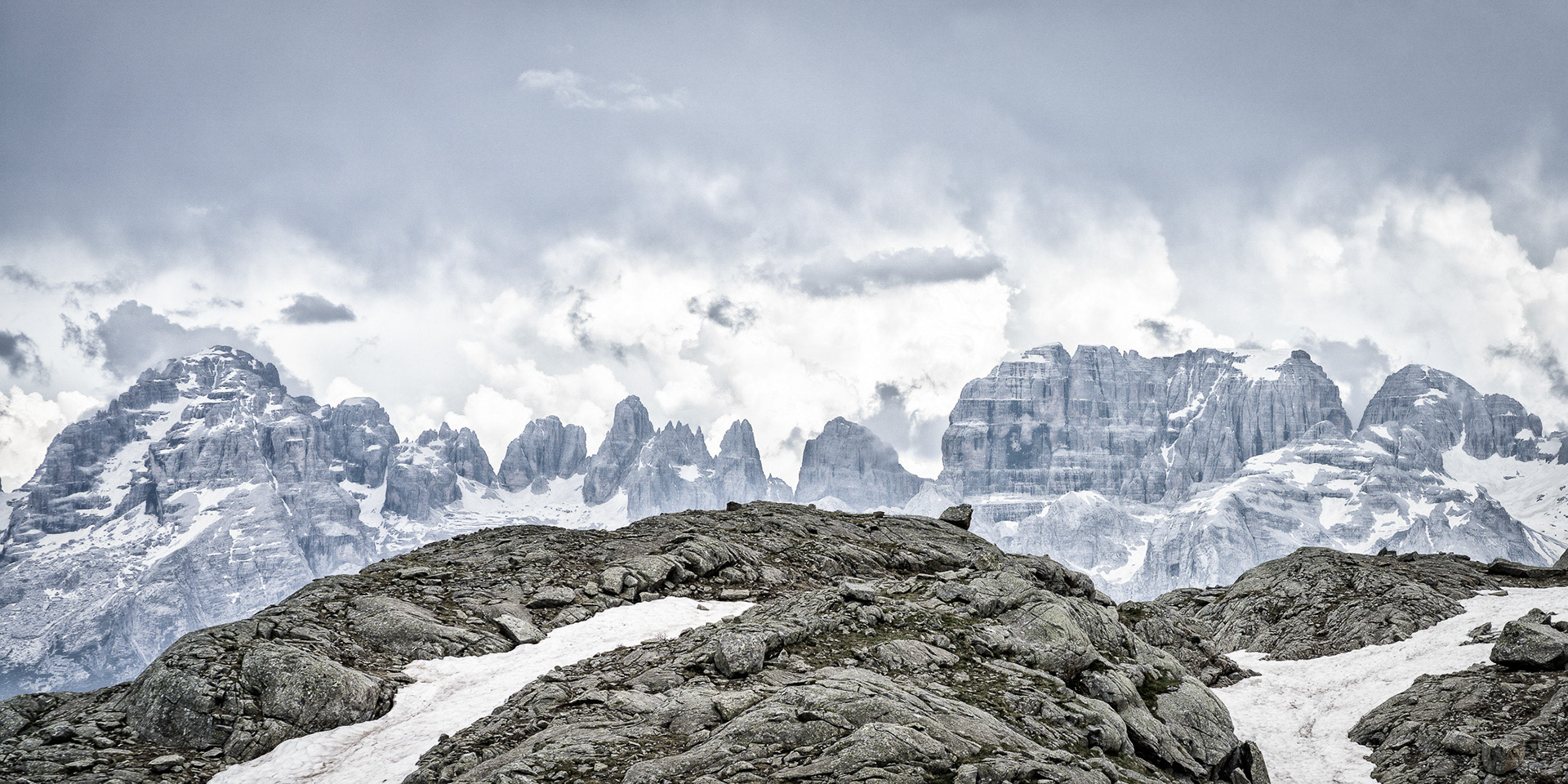 Dolomiti di Brenta dal Rifugio Segantini. Trentino.