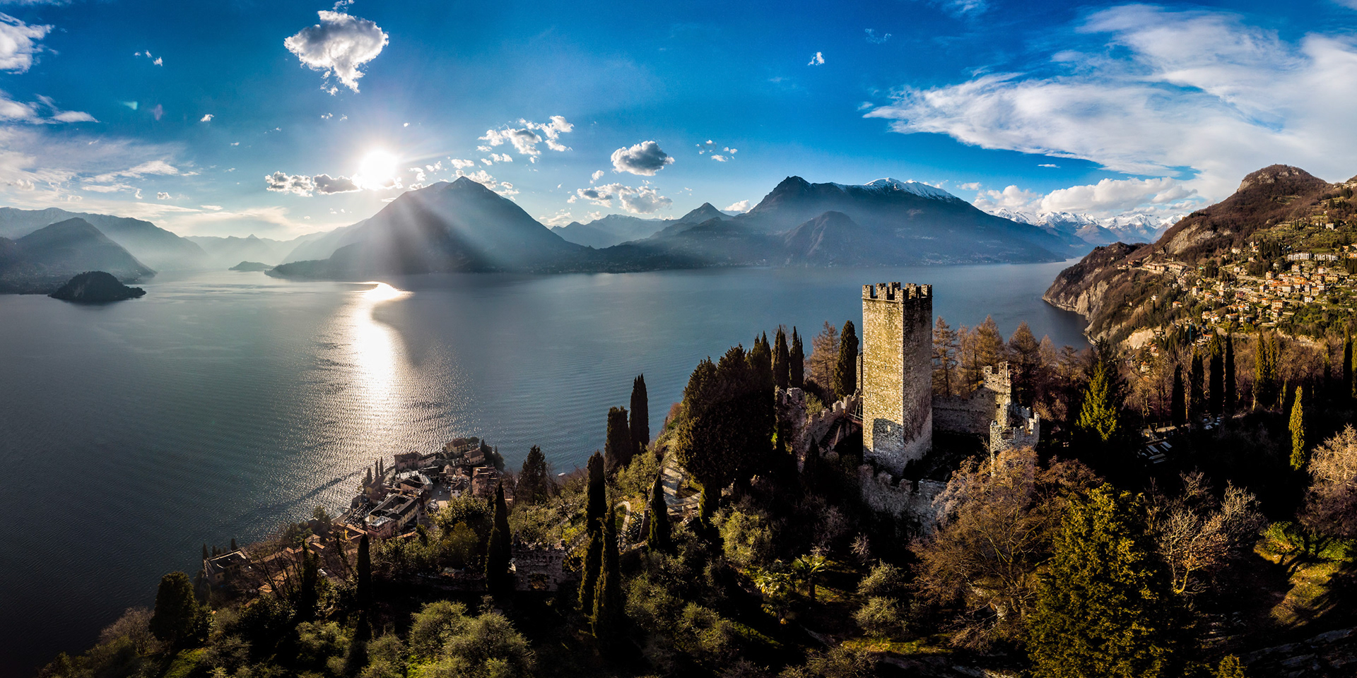 Castello di Vezio, Varenna. Lago di Como. Italy.