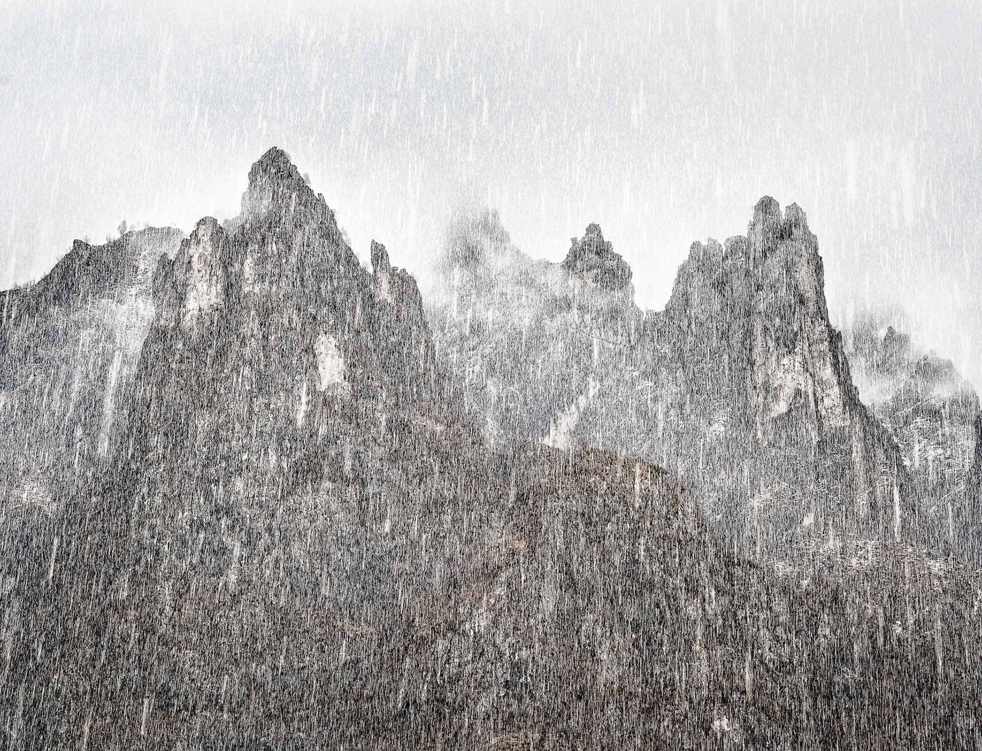 Valle del Cornone. Grigna Settentrionale. Lombardia. Italy.