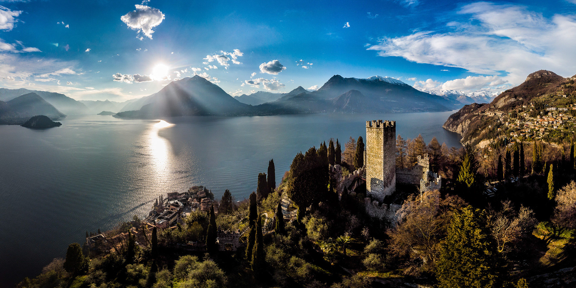 Castello di Vezio, Varenna. Lago di Como. Italy.