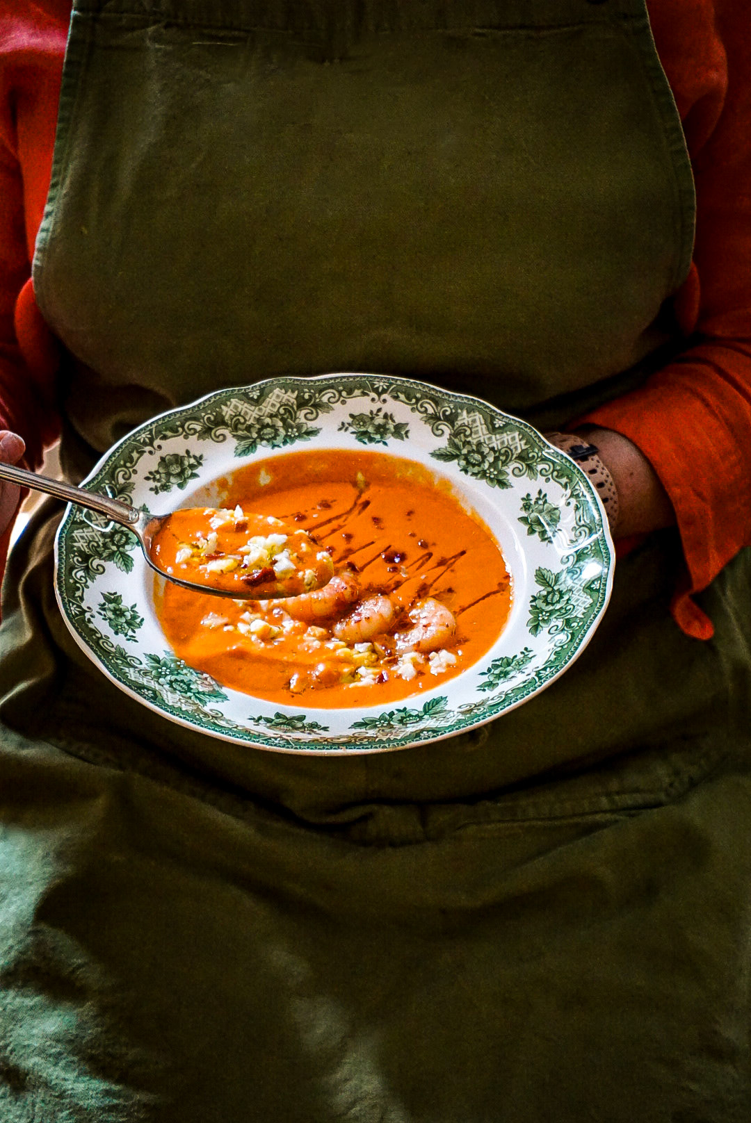 A spoonful of salmorejo