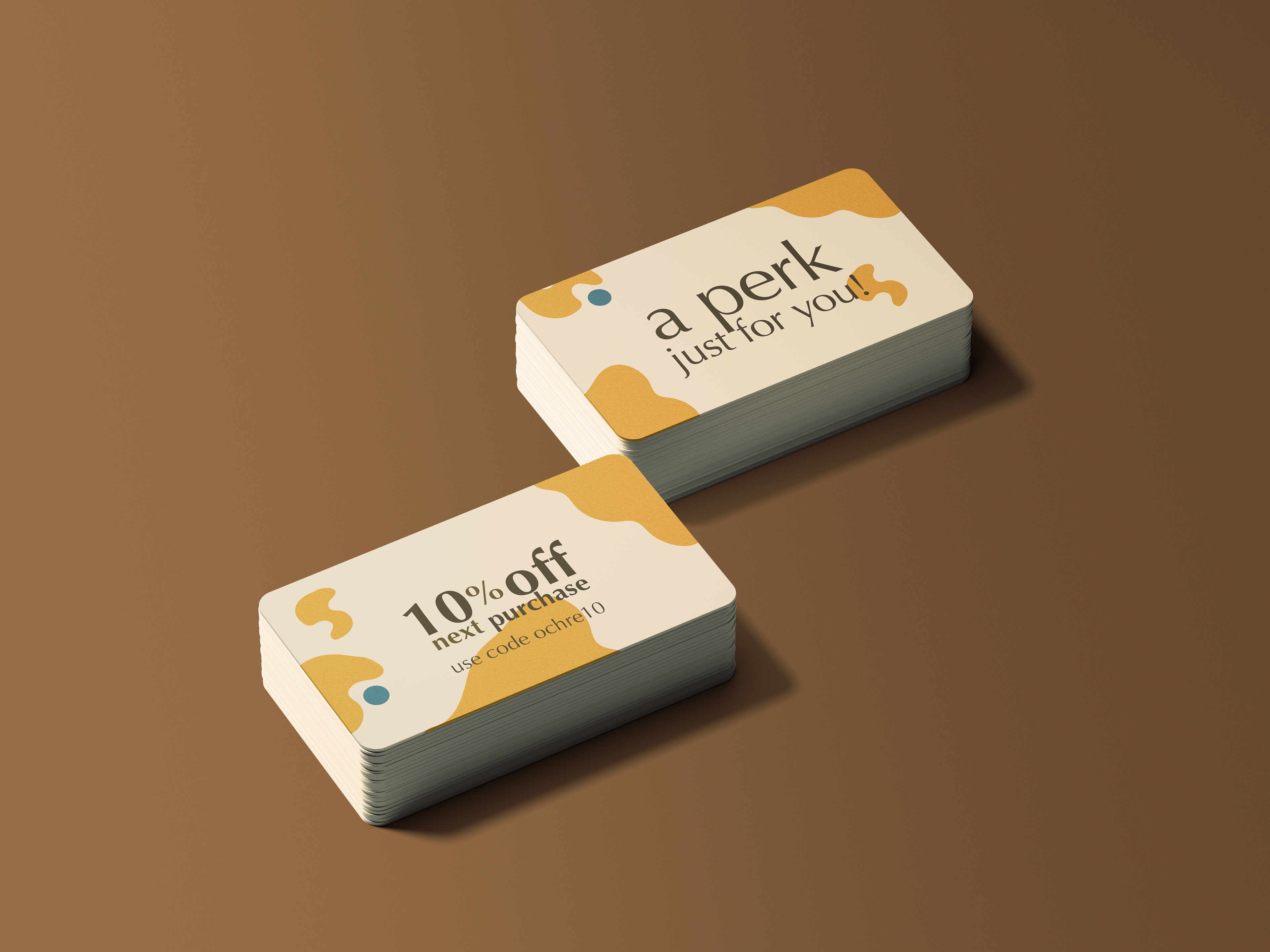 promotional discount card