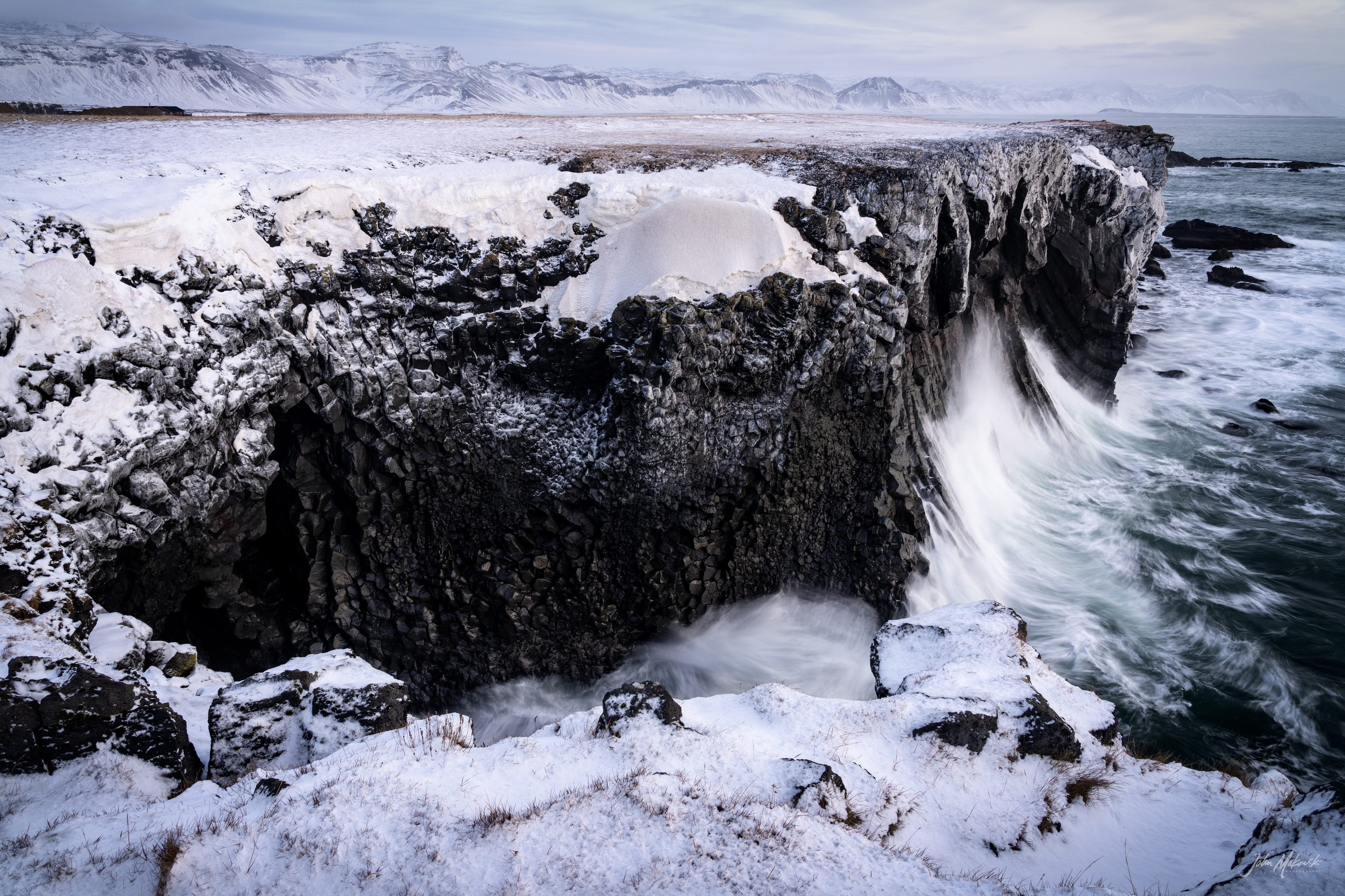 Basalt cliffs at Arnarstapi
