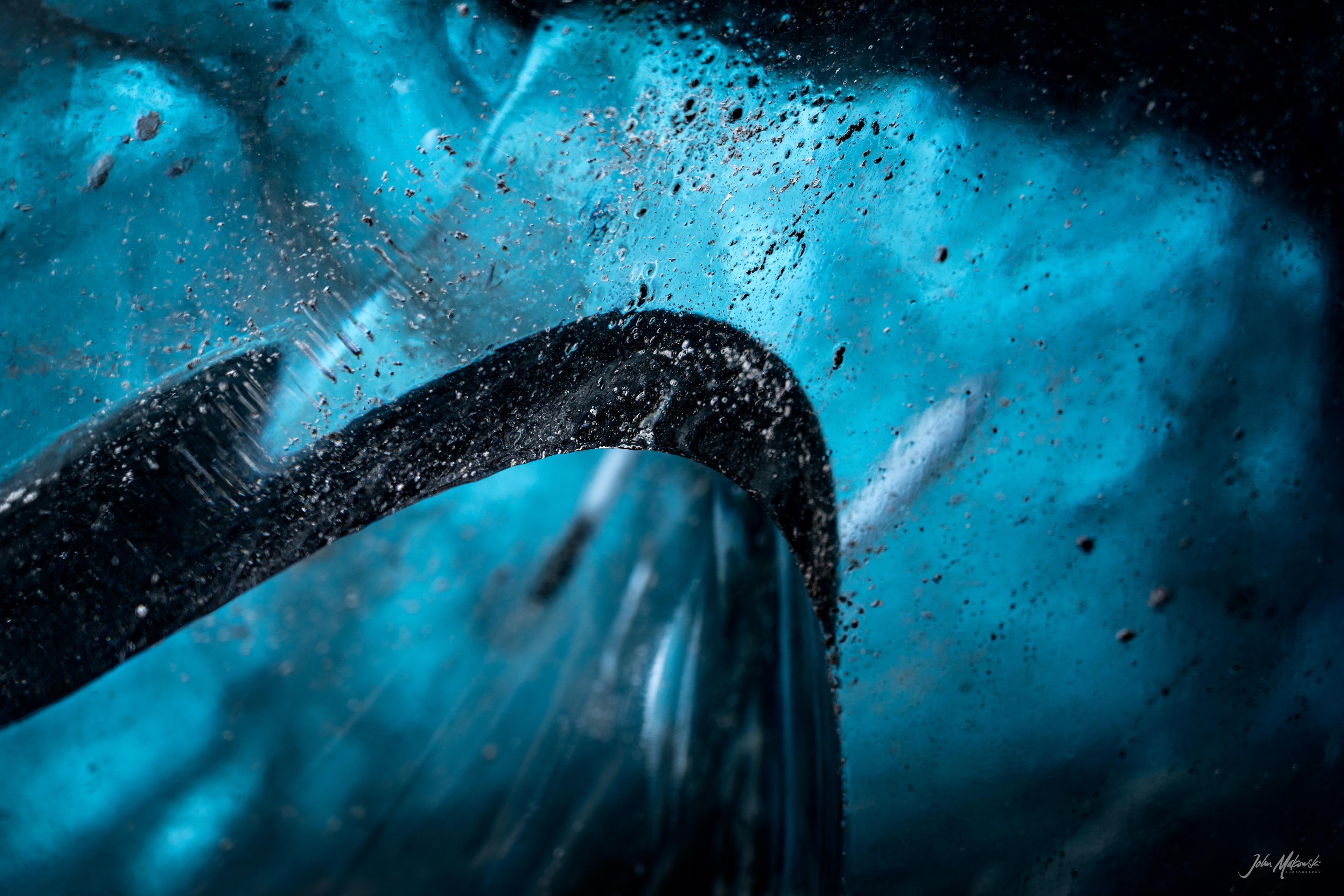 Ceiling of Sapphire Ice Cave