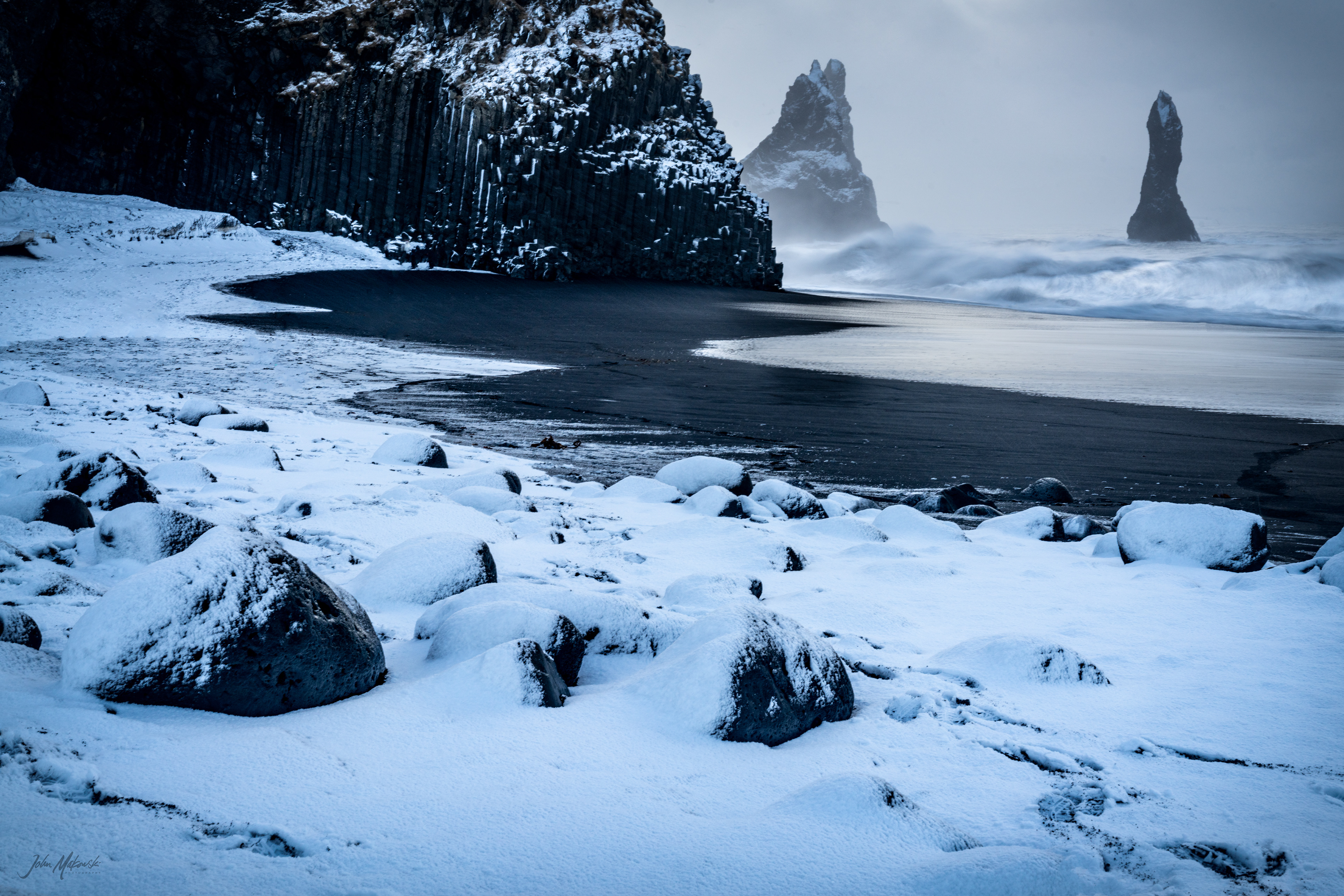 Reyniskirkja Beach, the most dangerous beach in Iceland