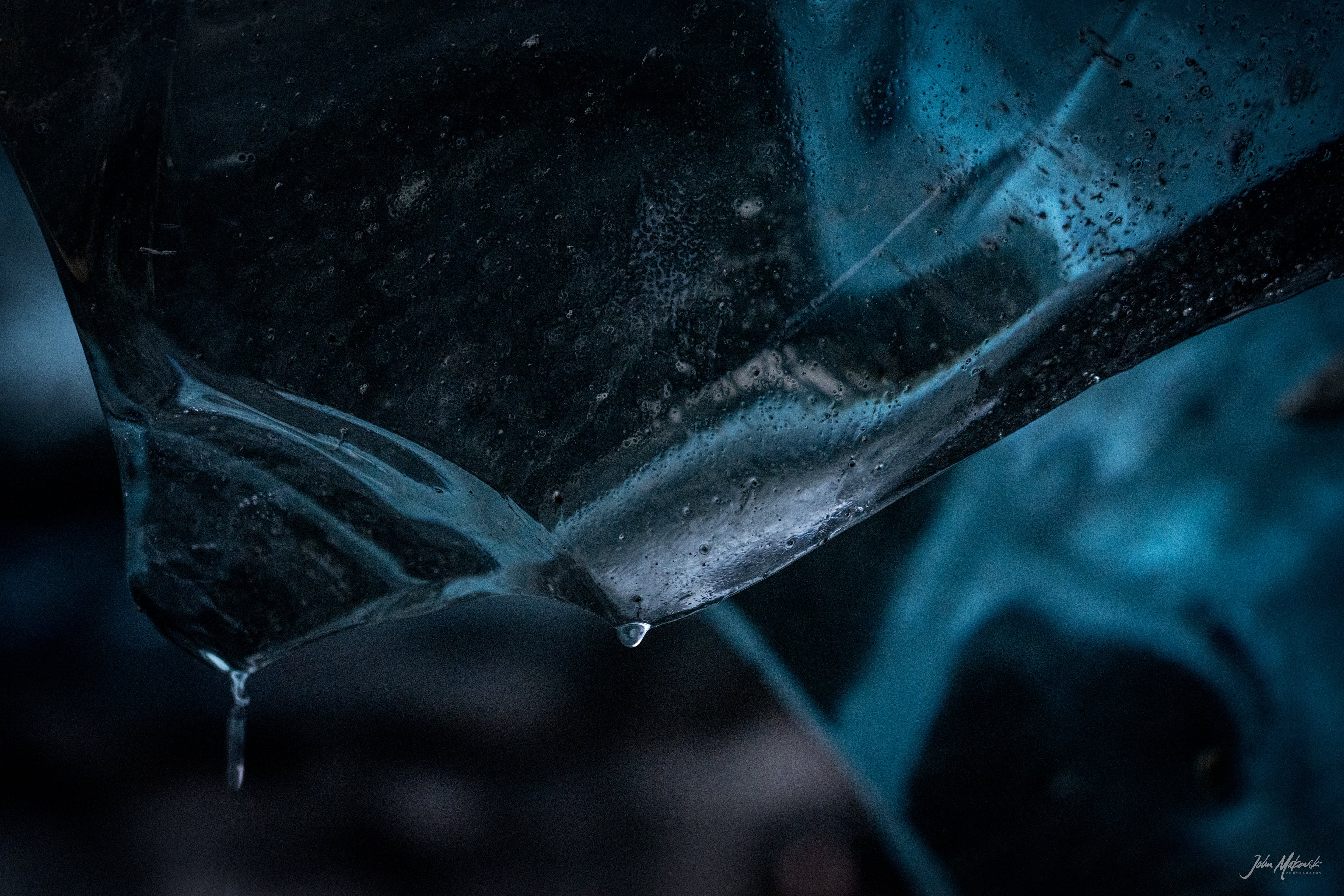 Ceiling of Sapphire Ice Cave