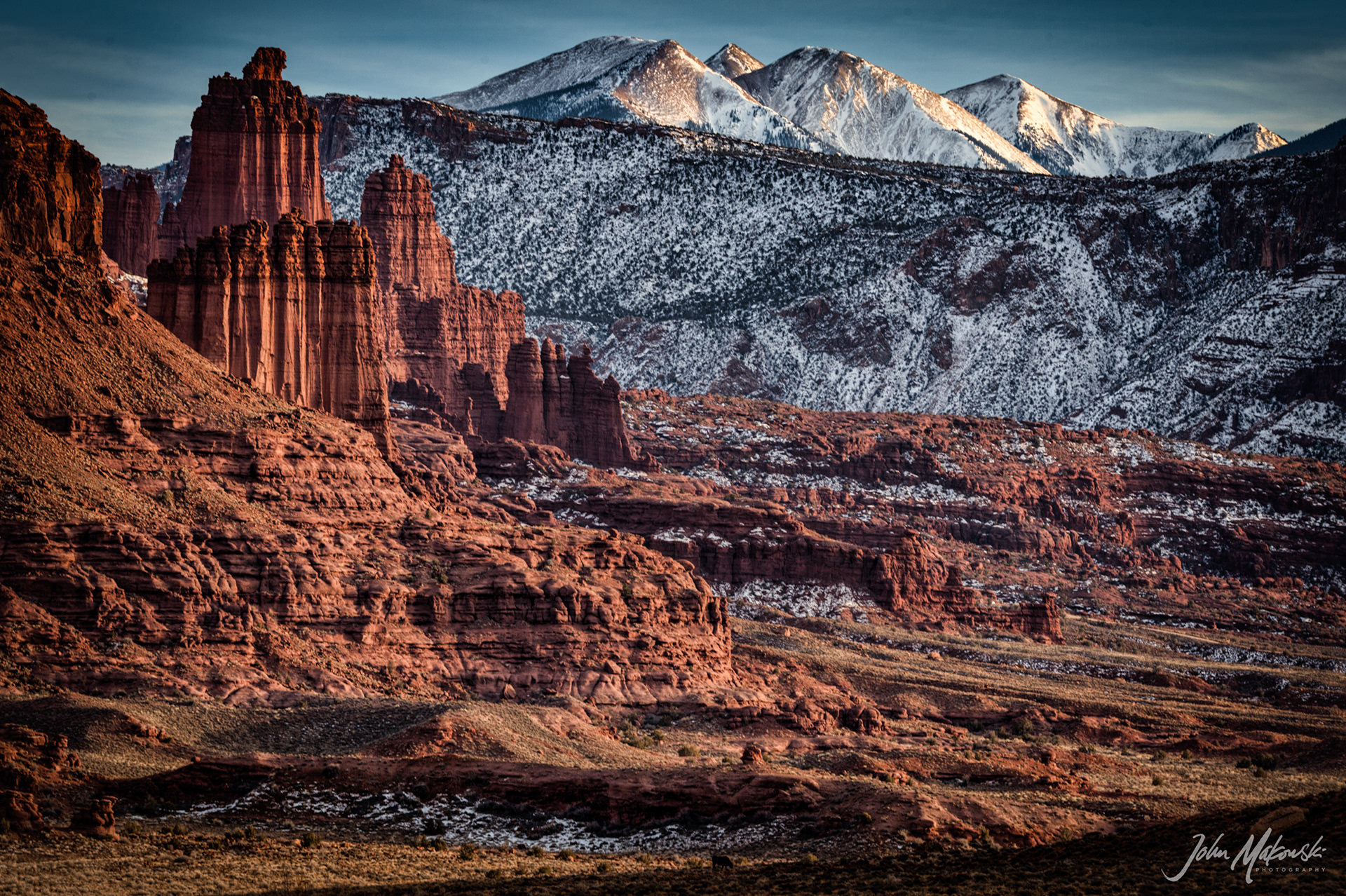 Fisher Towers on Highway 128, Utah