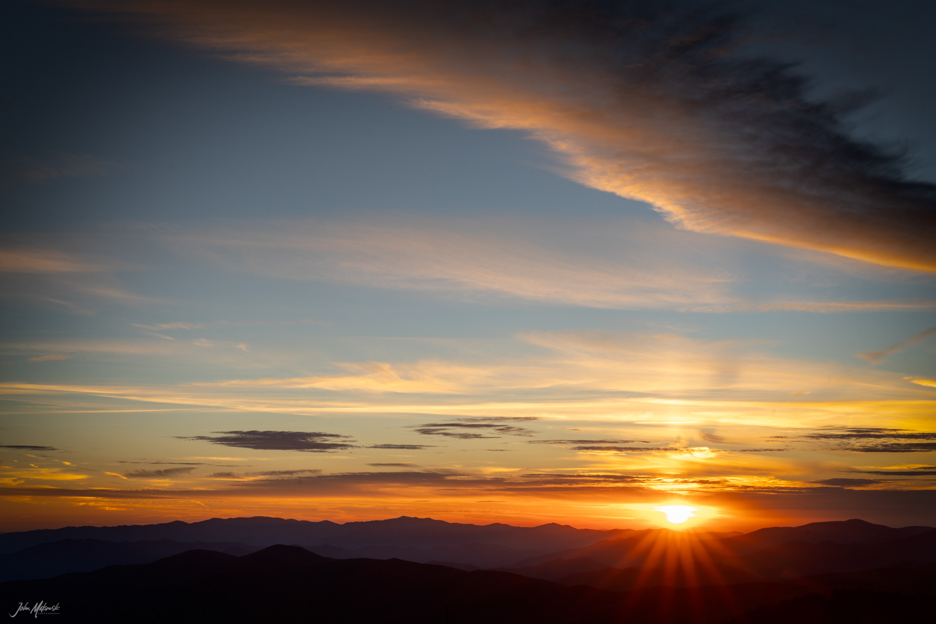 Sunset at Clingman's Dome, Great Smoky Mountains National Park