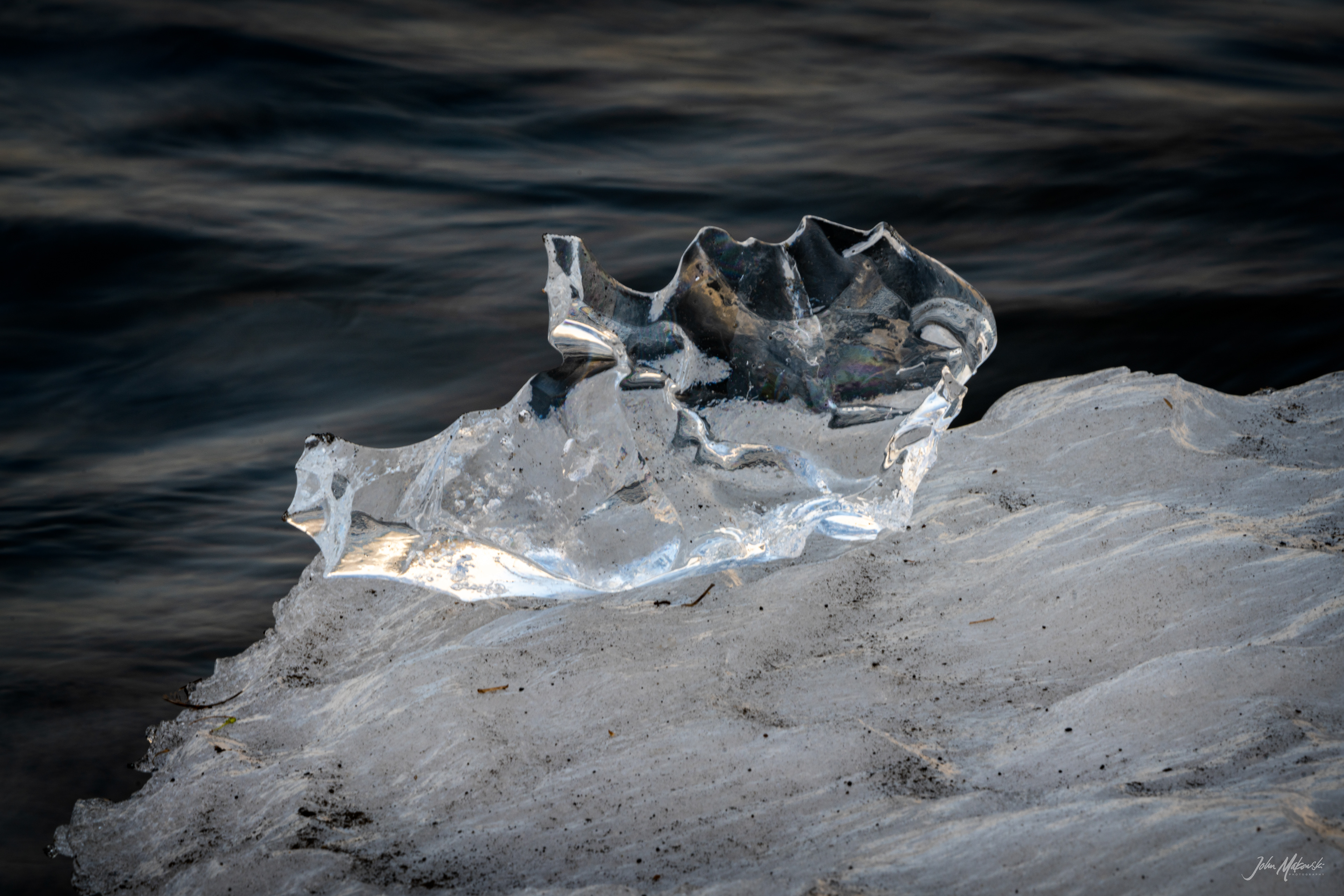 Fjallsárlón Glacier lagoon on the southern end of  Vatnajökull glacier
