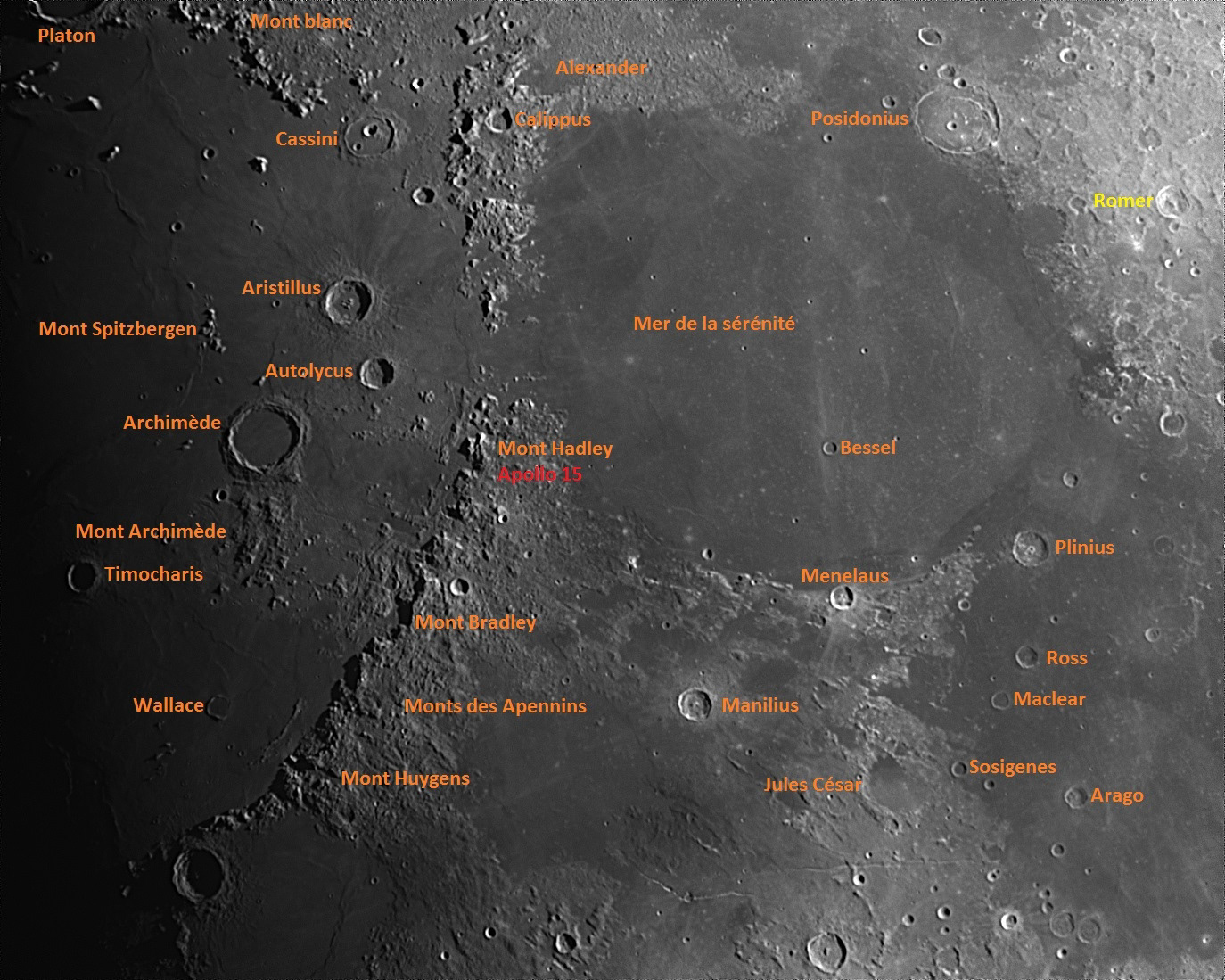 Toponymie Lunaire