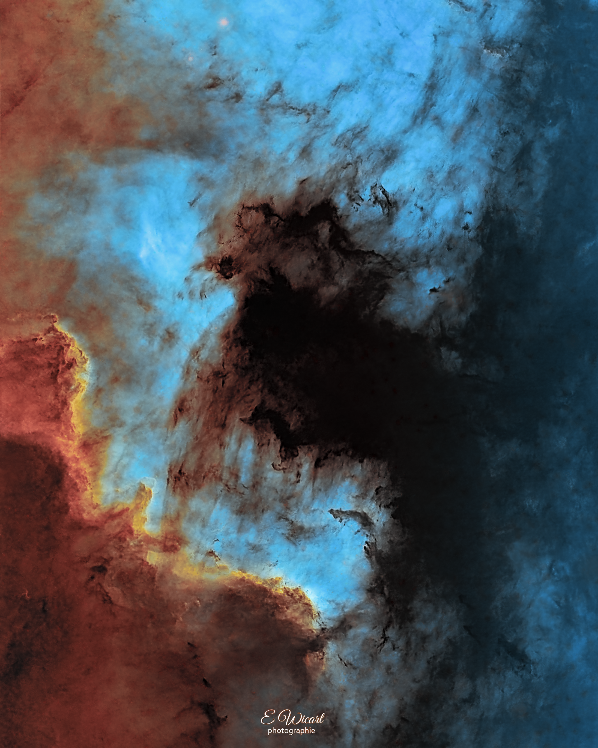 Région amérique du nord-NGC7000-LSHO