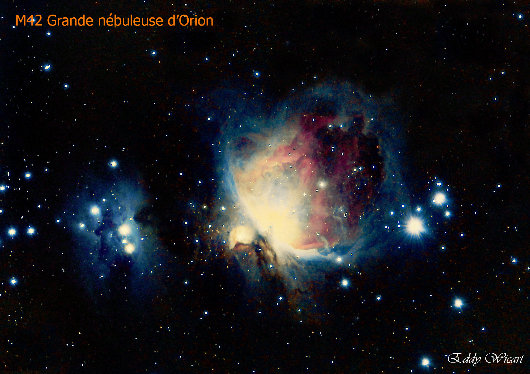 Orion et l'homme qui court