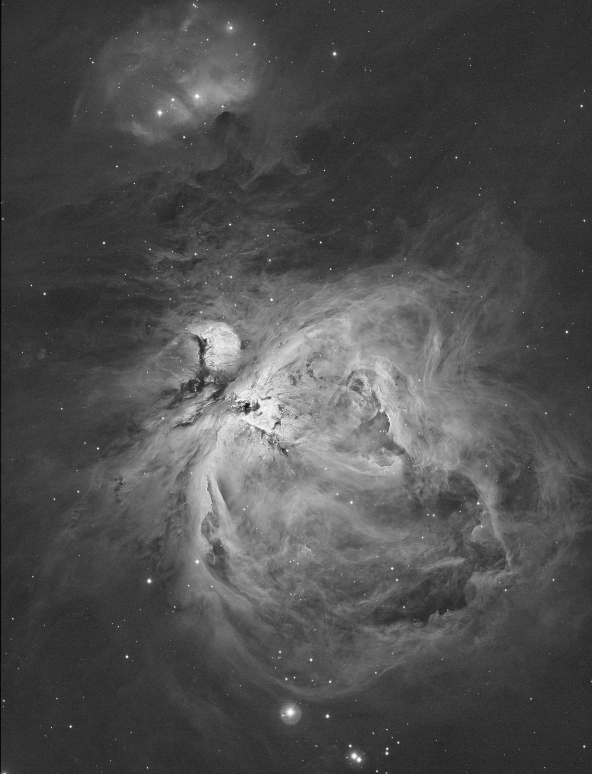 Grande nébuleuse d'Orion_Ha_M42