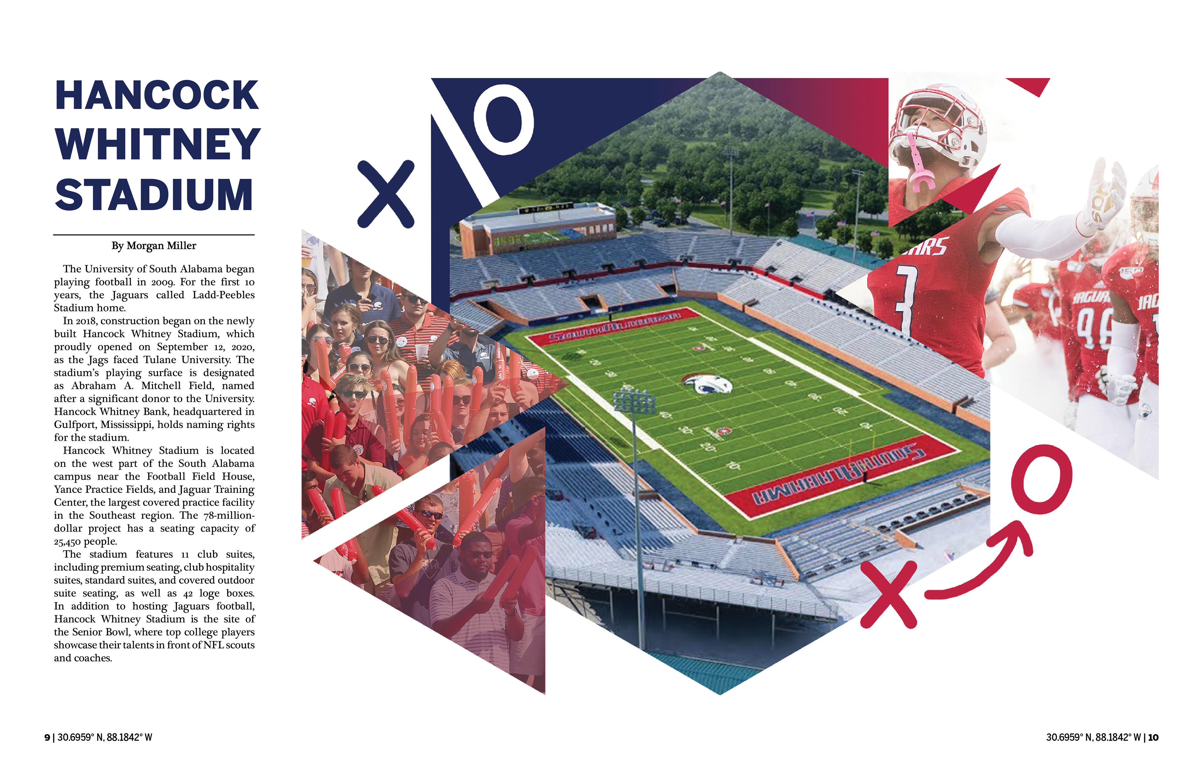 30.6959° N 88.1842° W Spread | Hancock Whitney Stadium