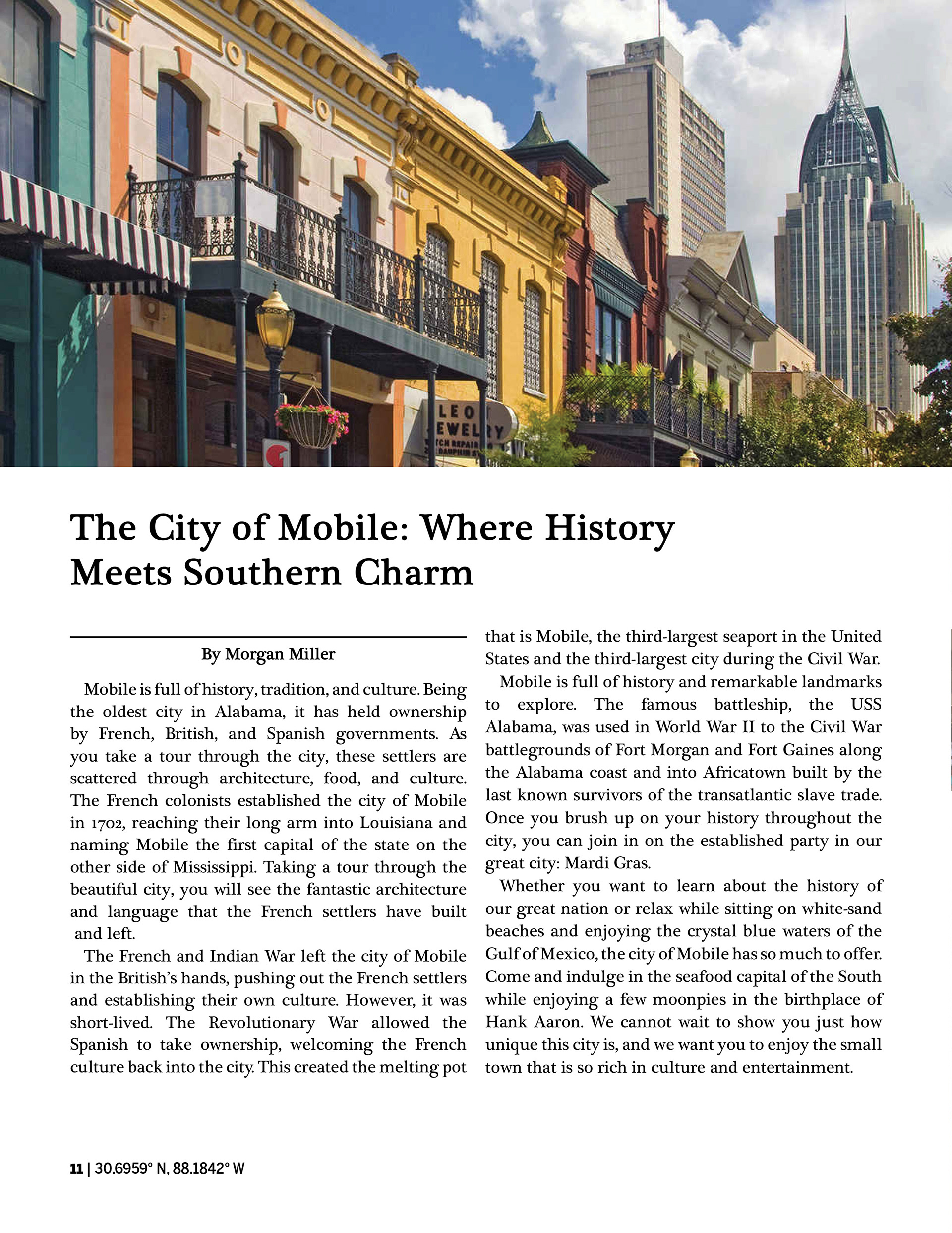 30.6959° N 88.1842° W | The City of Mobile