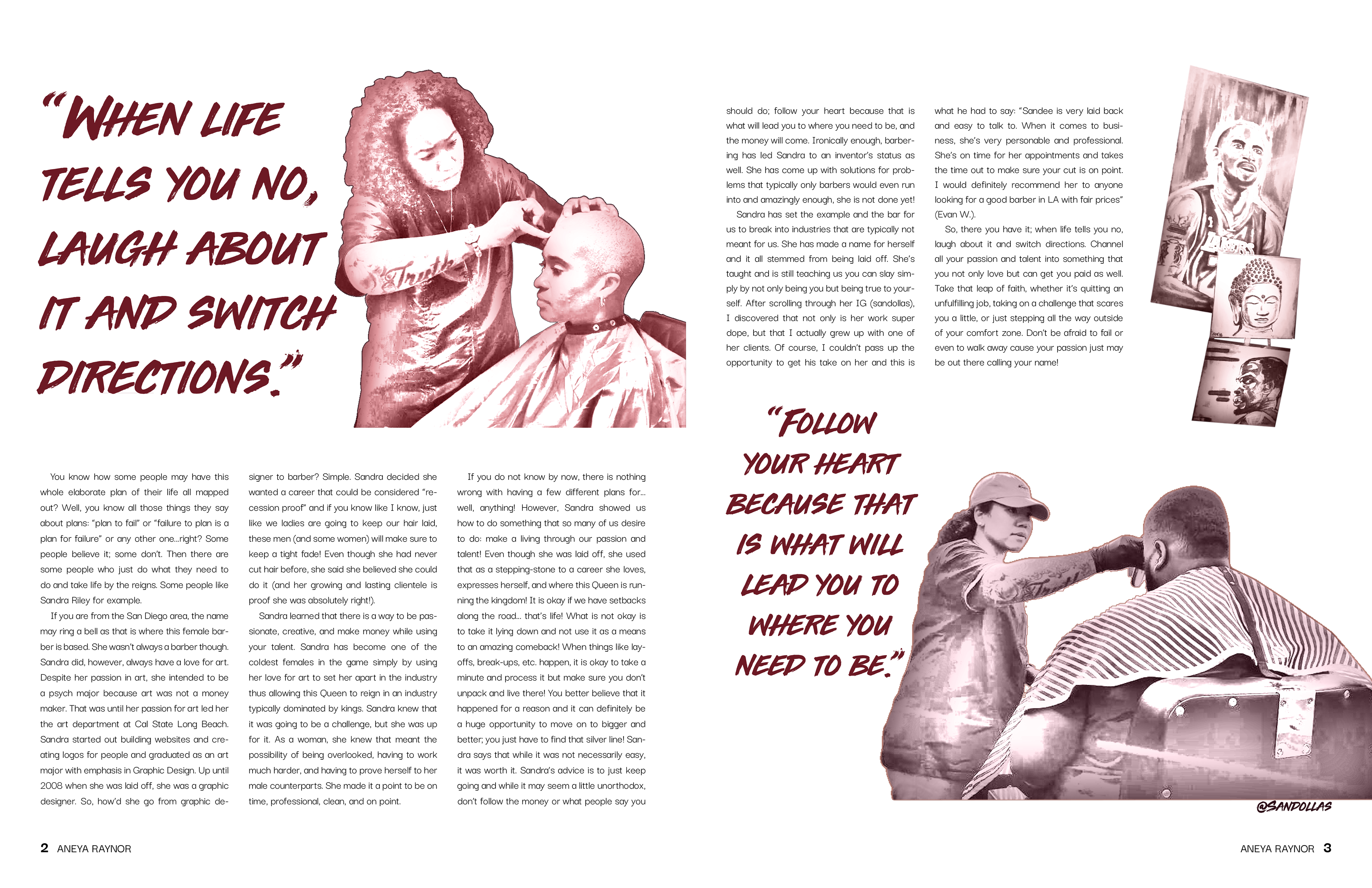 Senior Sample Magazine | How to Reign with the Kings spread