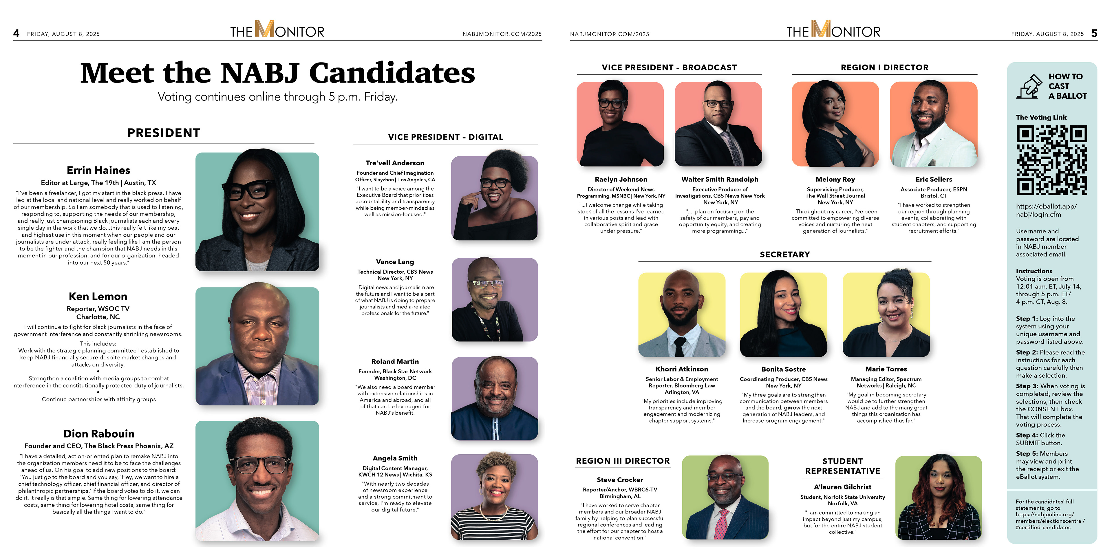  2025 The Monitor | Candidates Spread