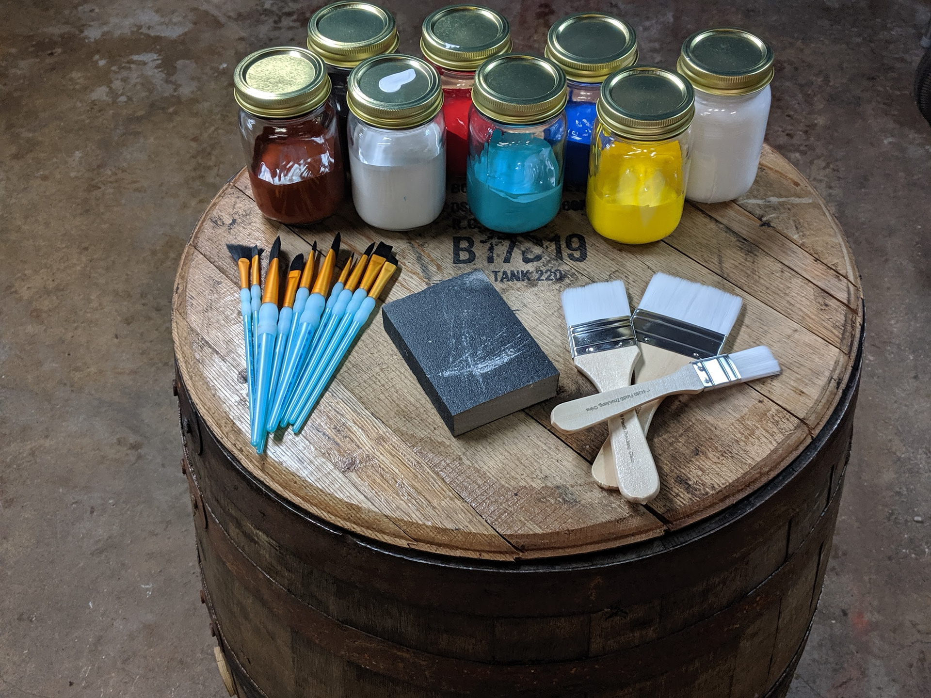 What I started out with for the NKY Bourbon Barrel Project