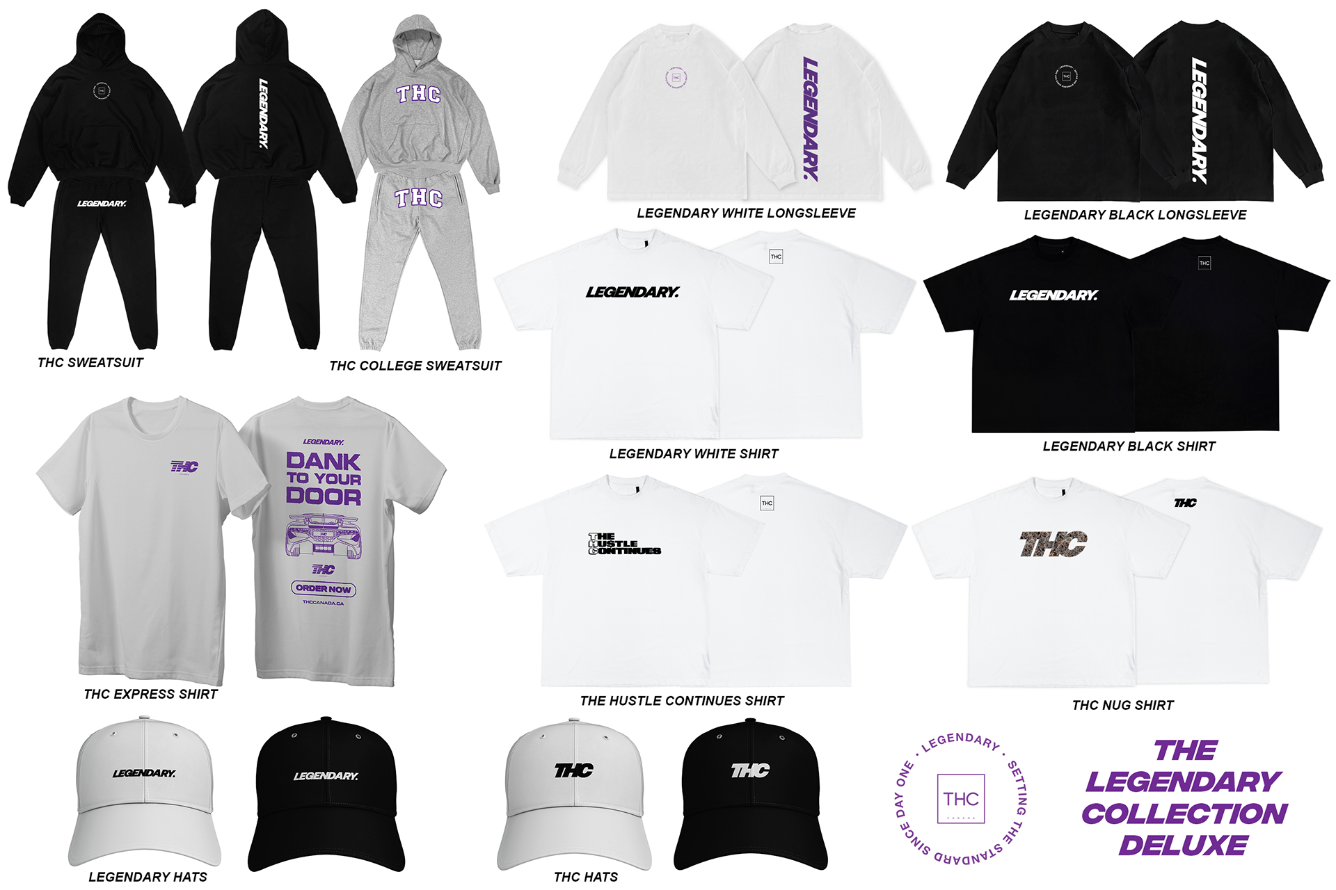 THC Legendary Clothing Collection