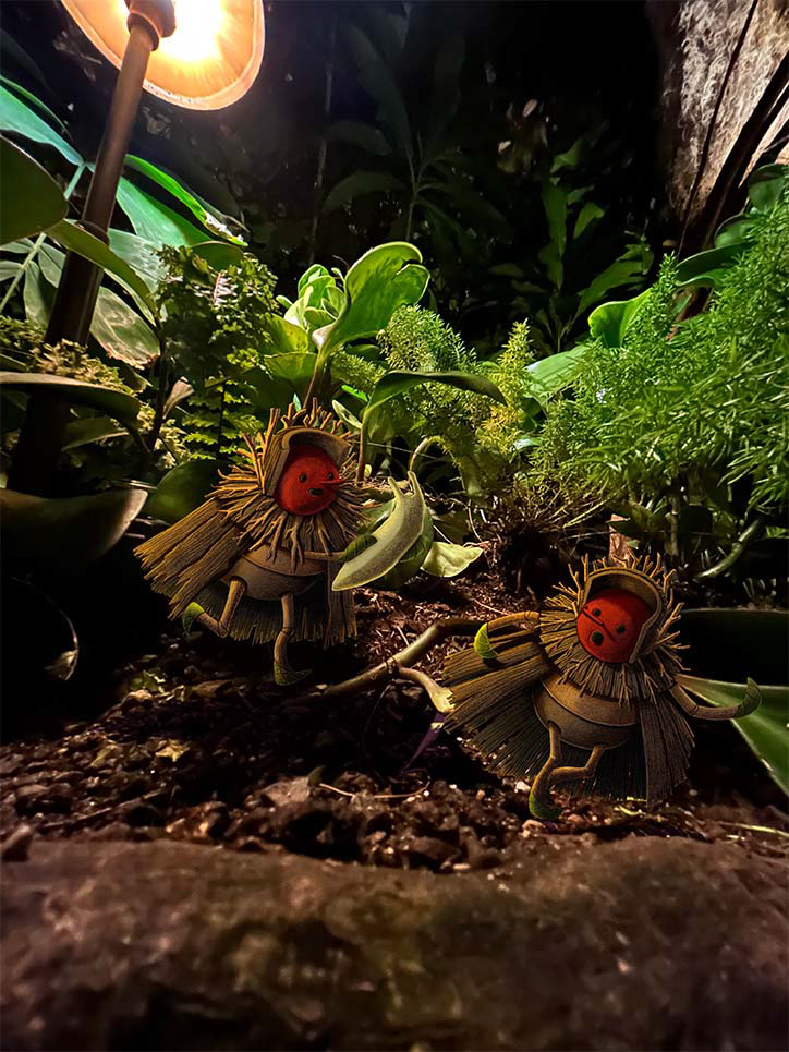 Conservatory Dirt Sprites. Procreate & Photography. 2025.