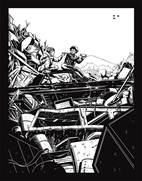 Junkyard. Procreate. 2025.