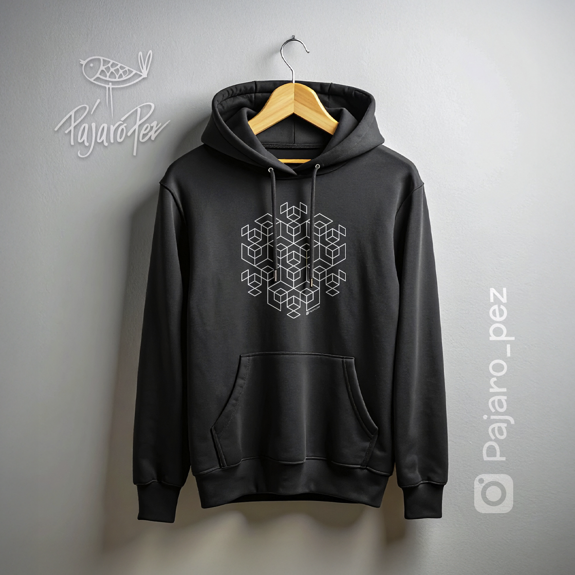 Geometric flower front