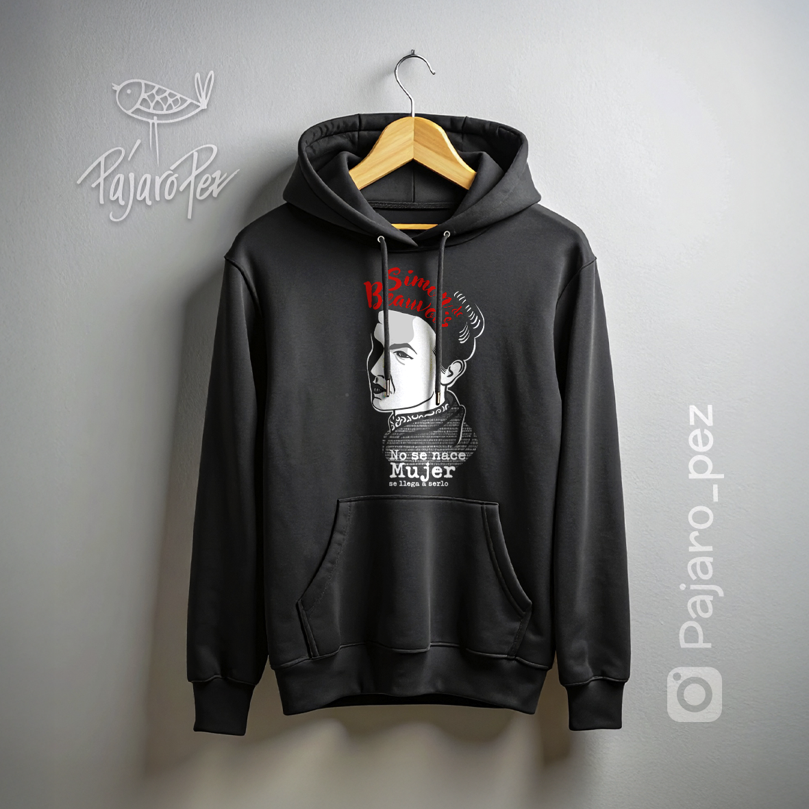 Polerón Simone Beauvoir Color BAck