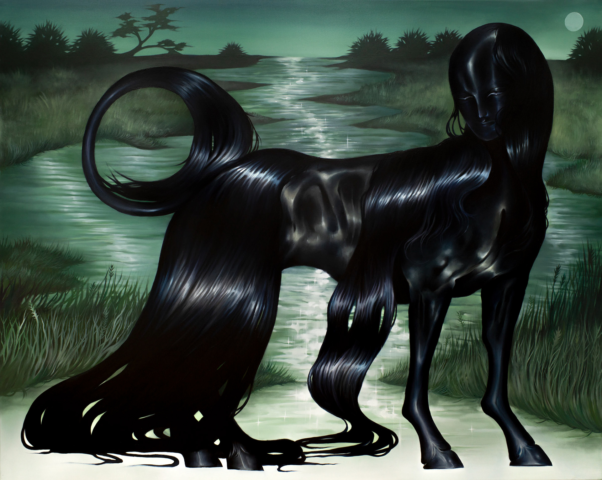 Black Beauty, oil on canvas, 150x120cm, 2024