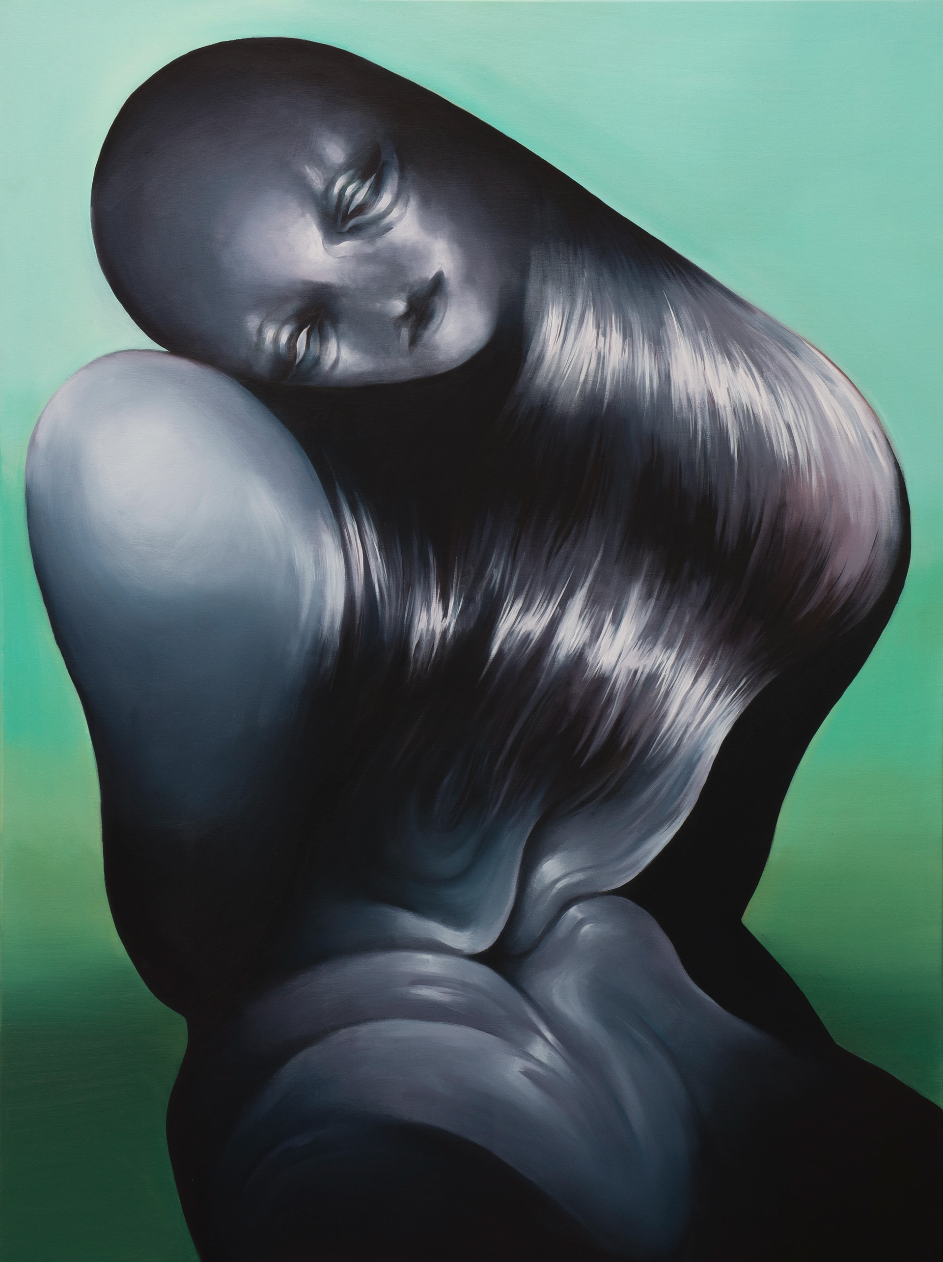 Letni Fantom, olej na płótnie, 160x120cm, 2022