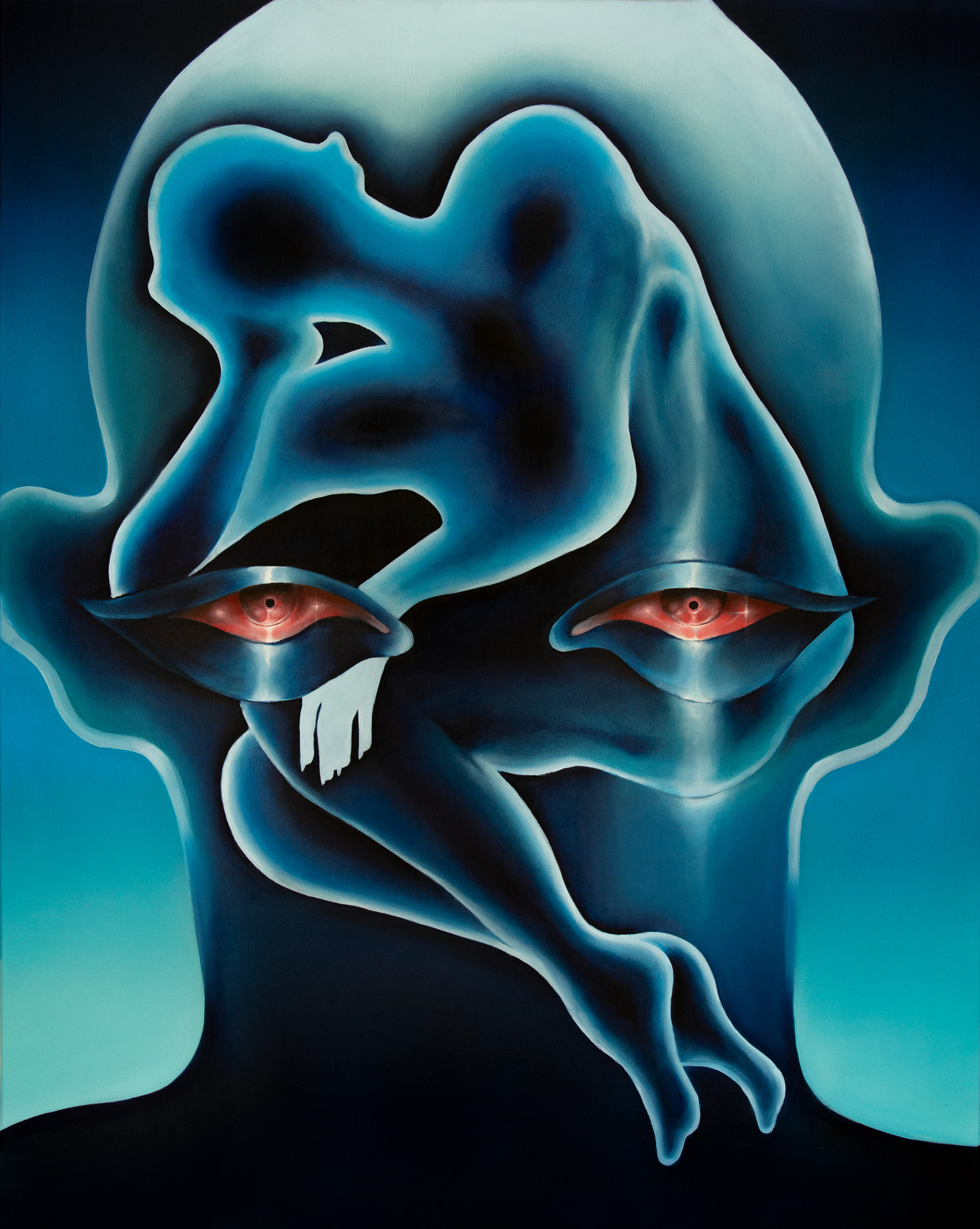 Personal Omen, olej na płótnie, 160x120cm, 2024