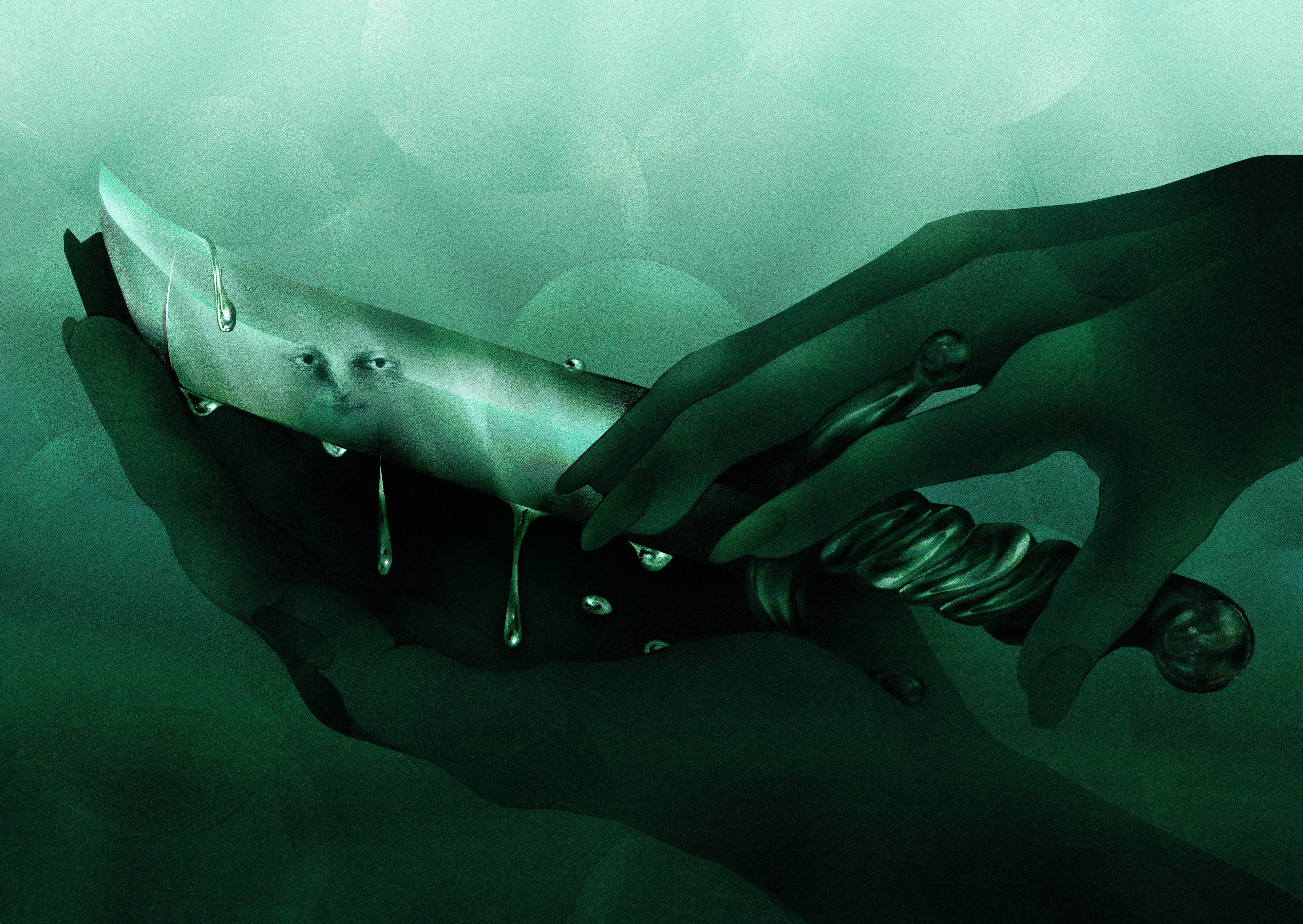 Czytelniczka, 80x114cm, druk cyfrowy