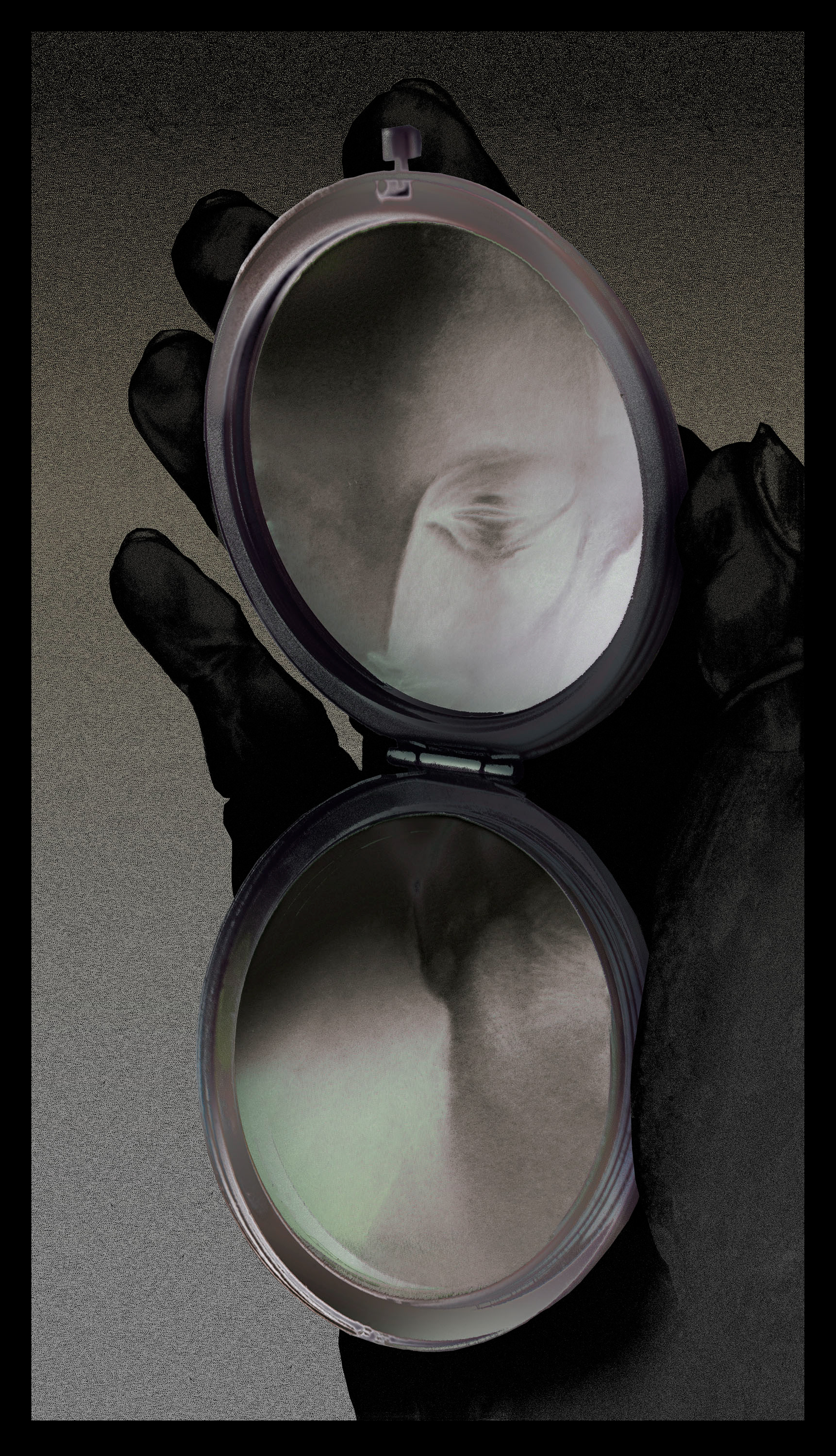 Po_Widok I, druk cyfrowy, ok. 34x60cm , 2022