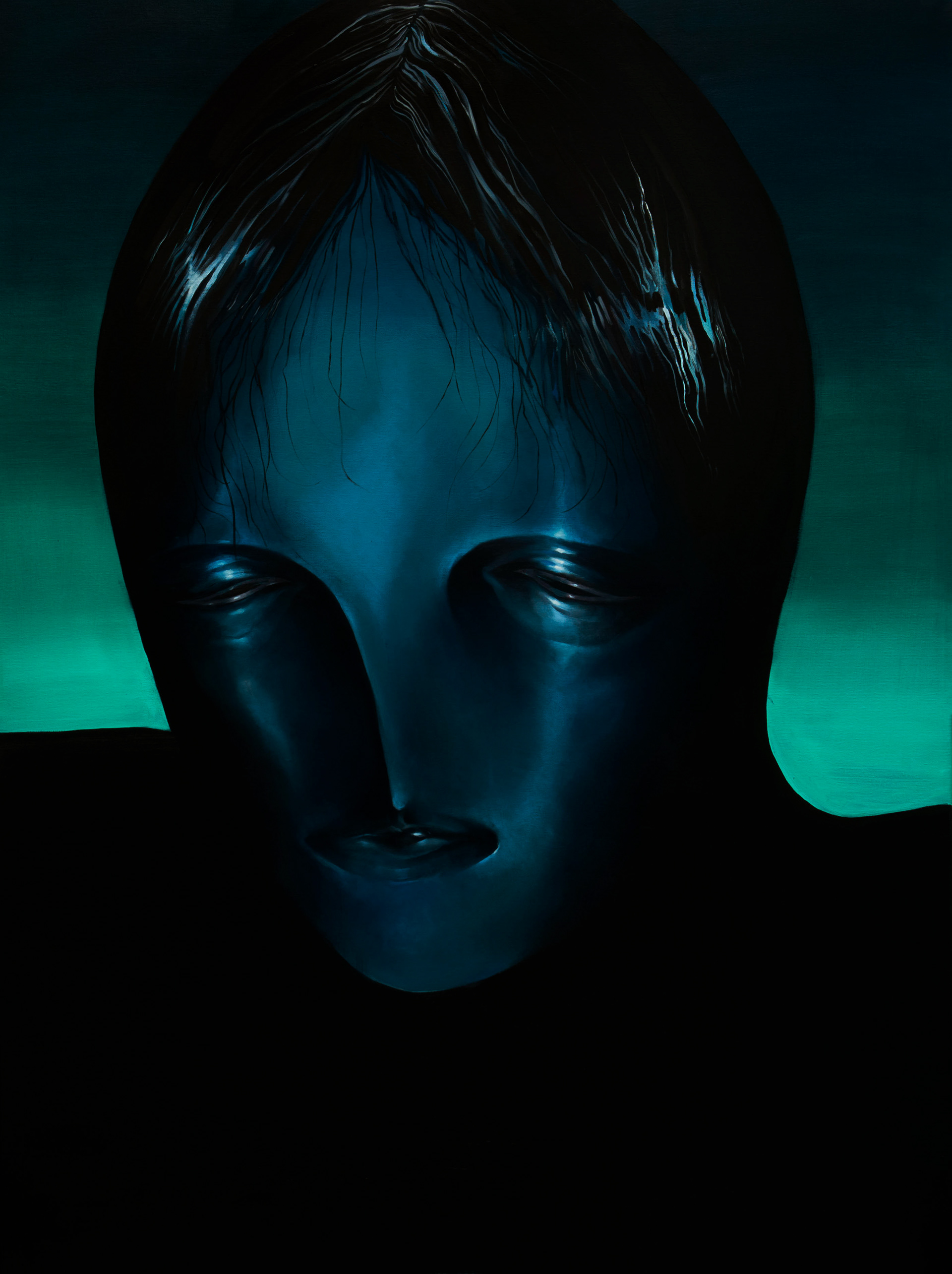 Bez tytułu, Olej na płótnie, 160x120cm, 2022