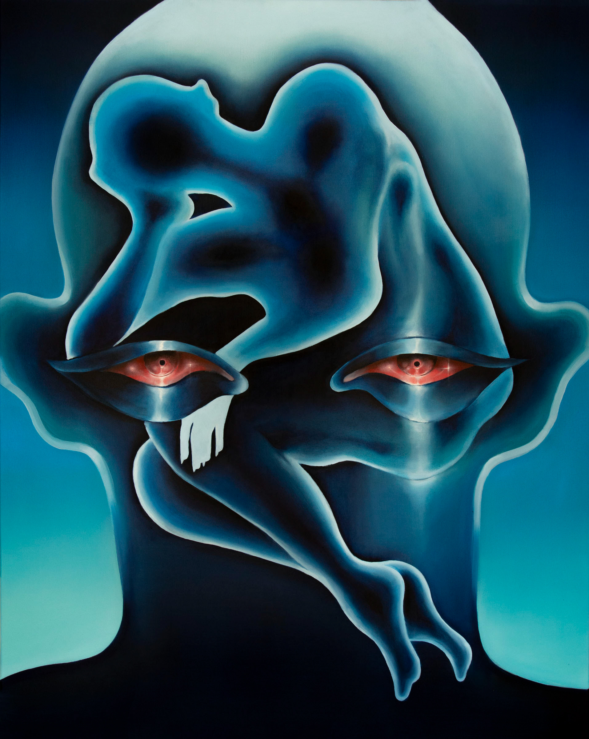 Personal Omen, oil on canvas, 160x120cm, 2024
