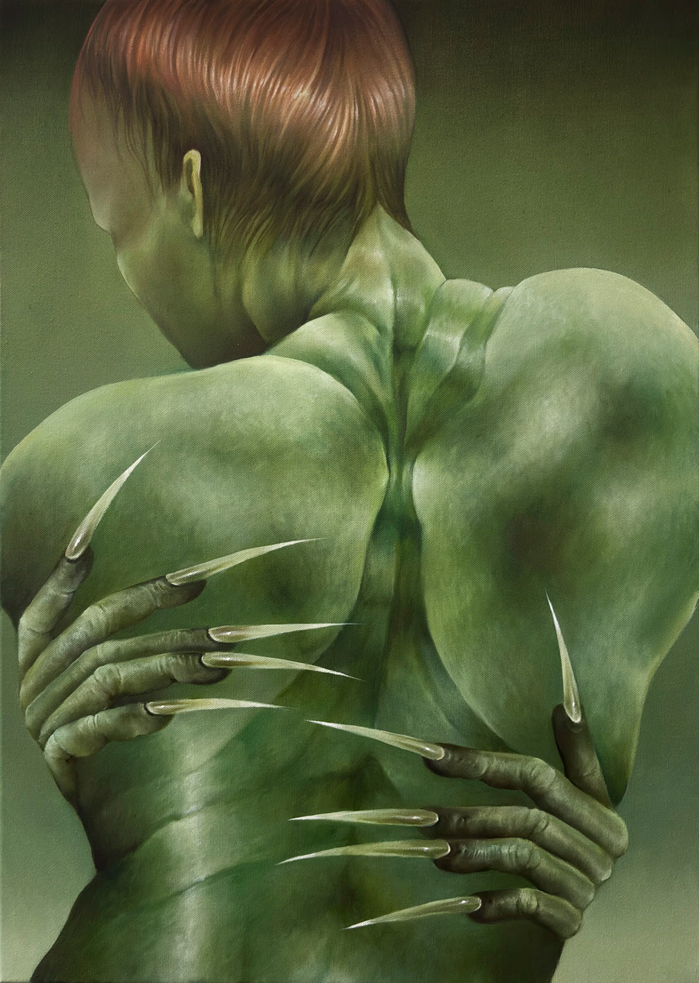 Ghost Girl II, oil on canvas, 50x70cm, 2025
