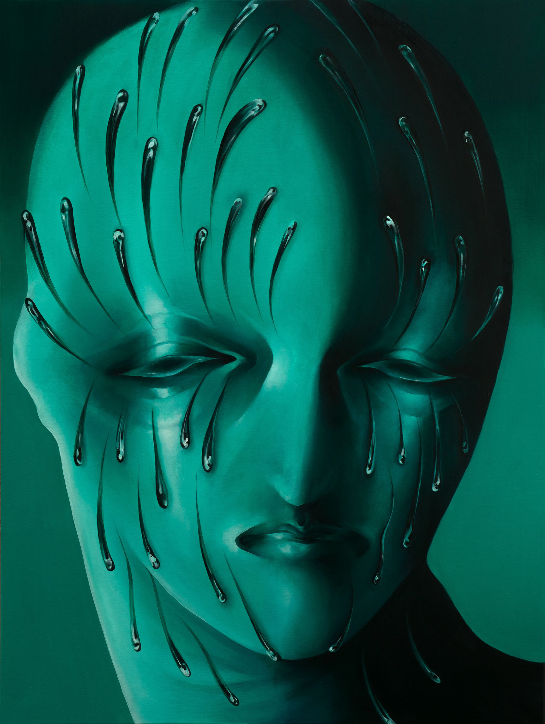 Fever II, oil on canvas, 160x120cm, 2022