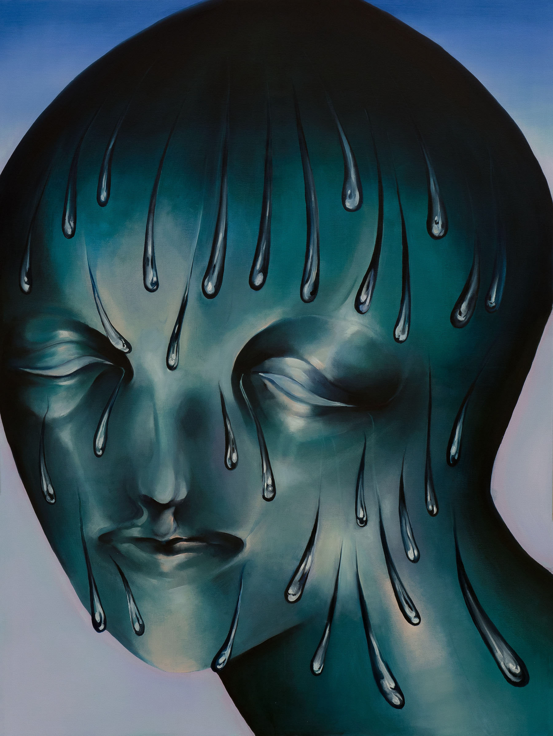Fever I, oil on canvas, 160x120cm, 2022