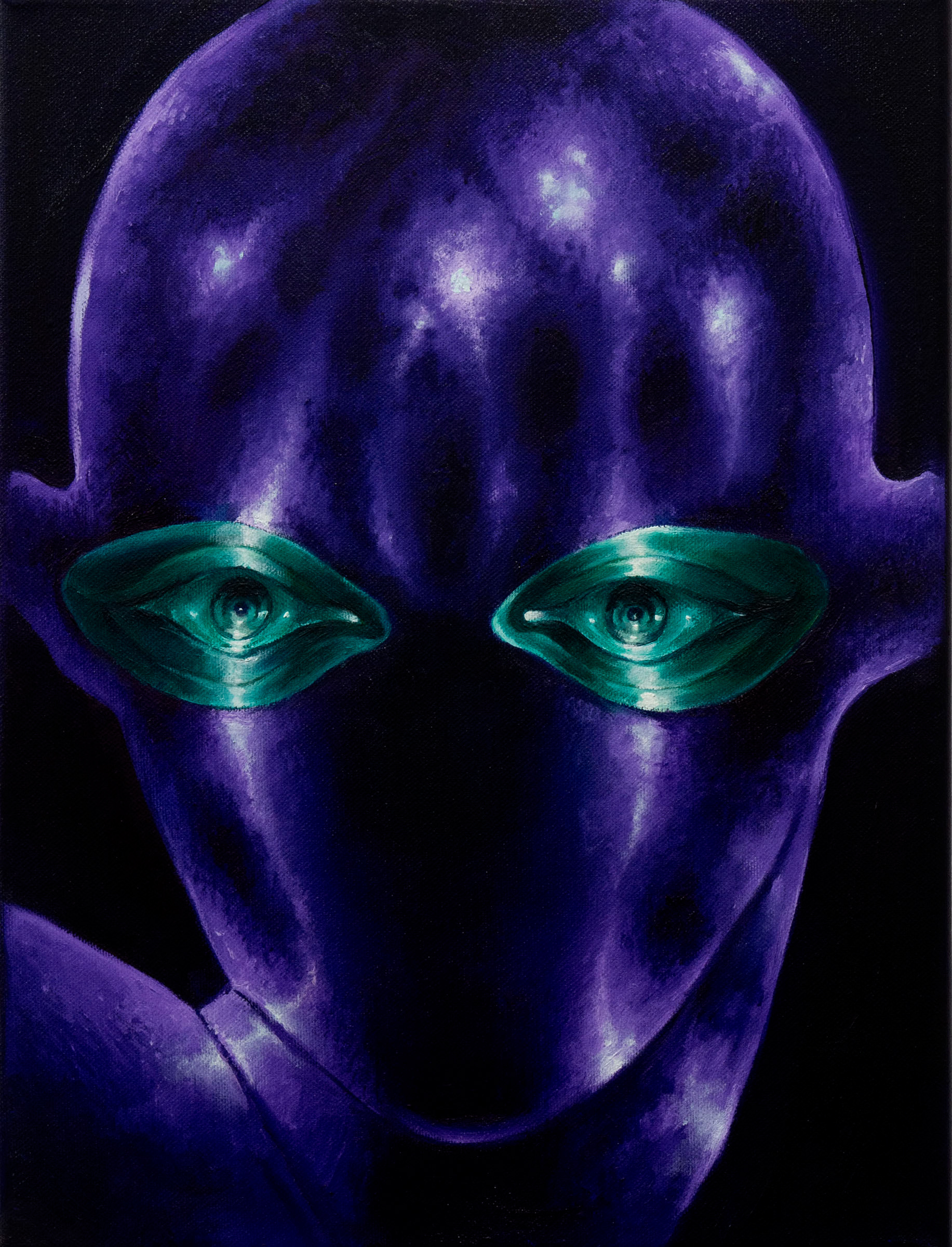 Velvet Burglar, oil on canvas, 30x40cm, 2024