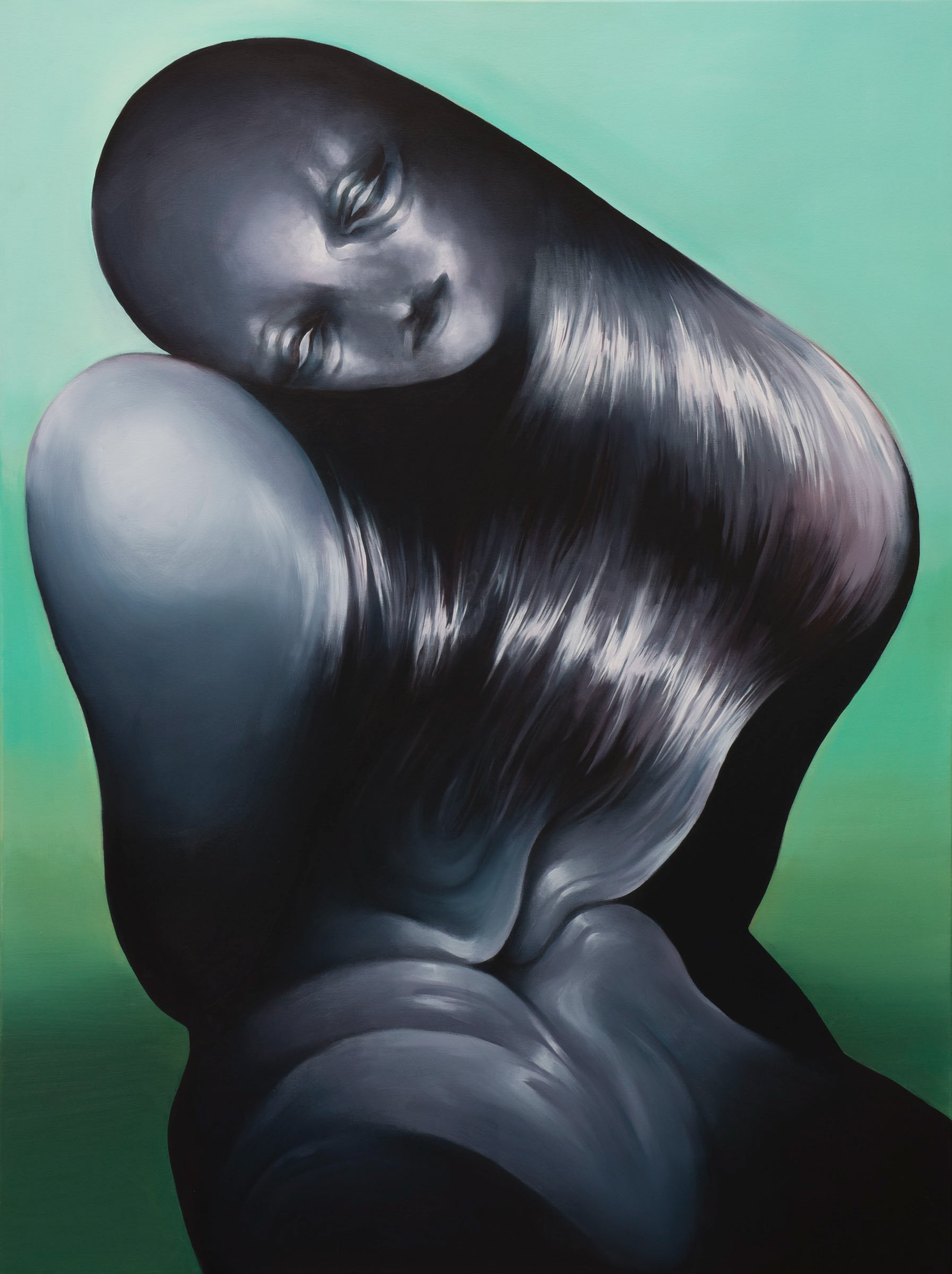 Summer phantom, oil on canvas, 160x120cm, 2022