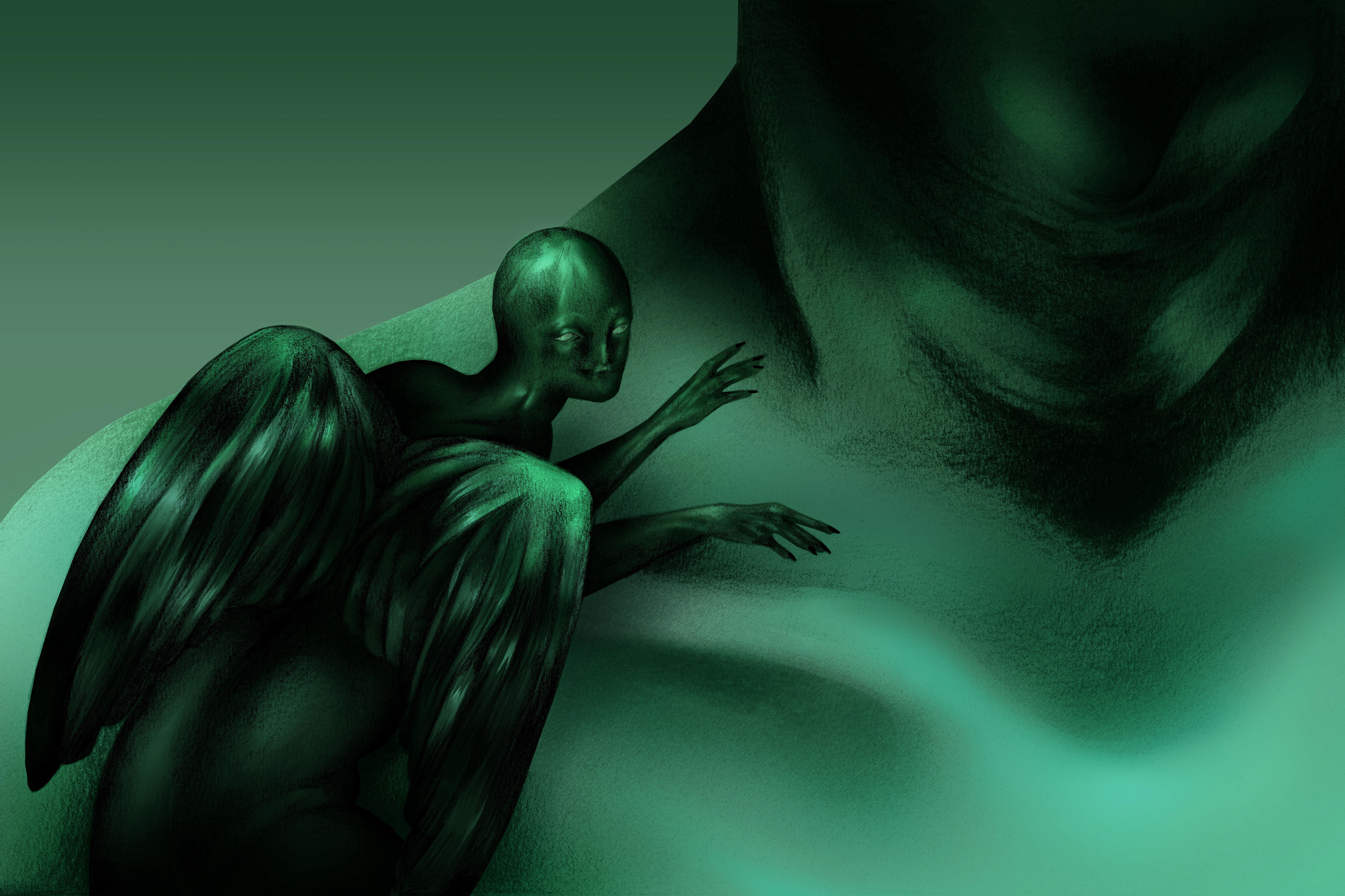 I surrender (to you), 80x120cm, druk cyfrowy, 2023