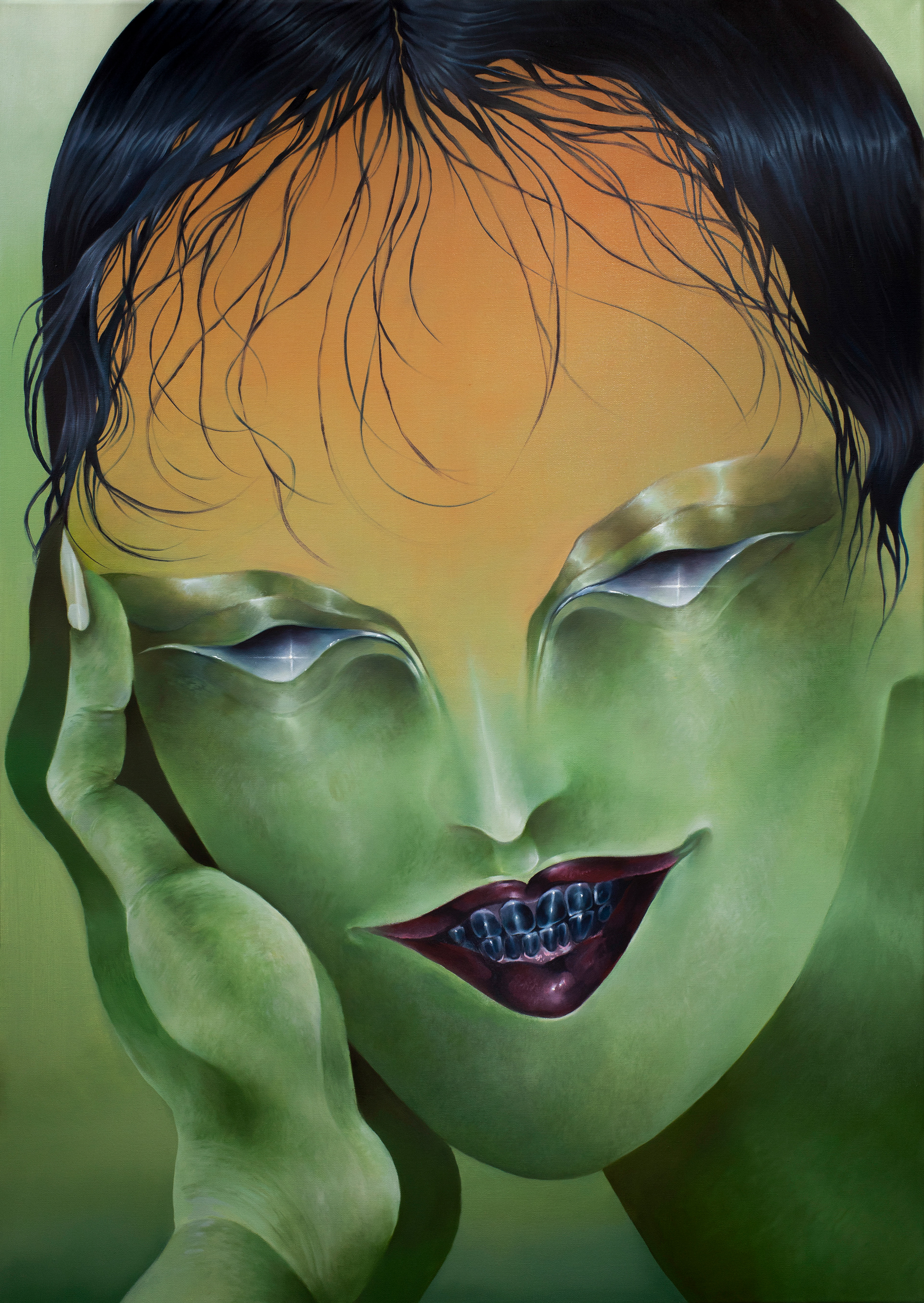 Ghost Girl I, oil on canvas, 120x85cm, 2025