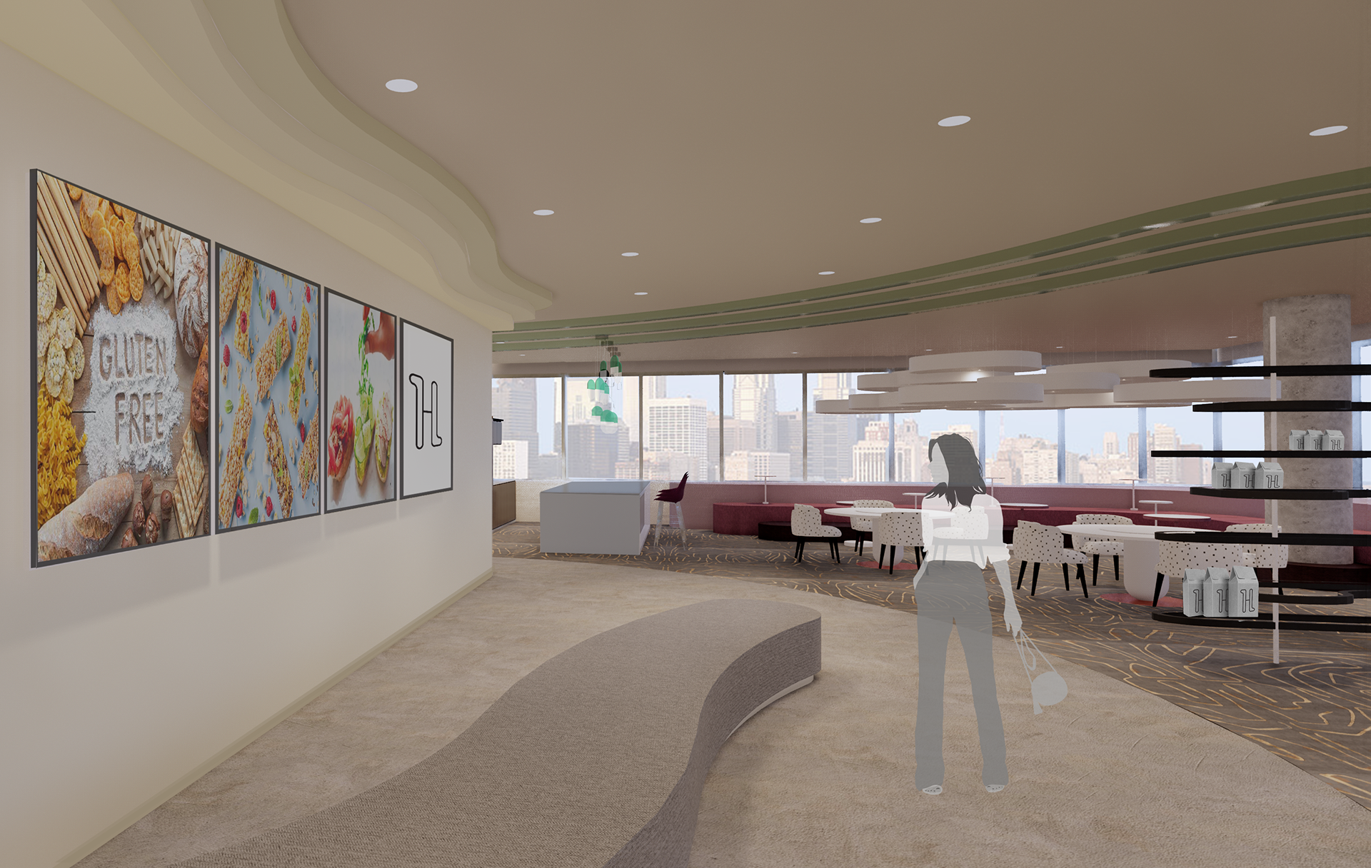 SCREEN WALL - CAFE PERSPECTIVE
