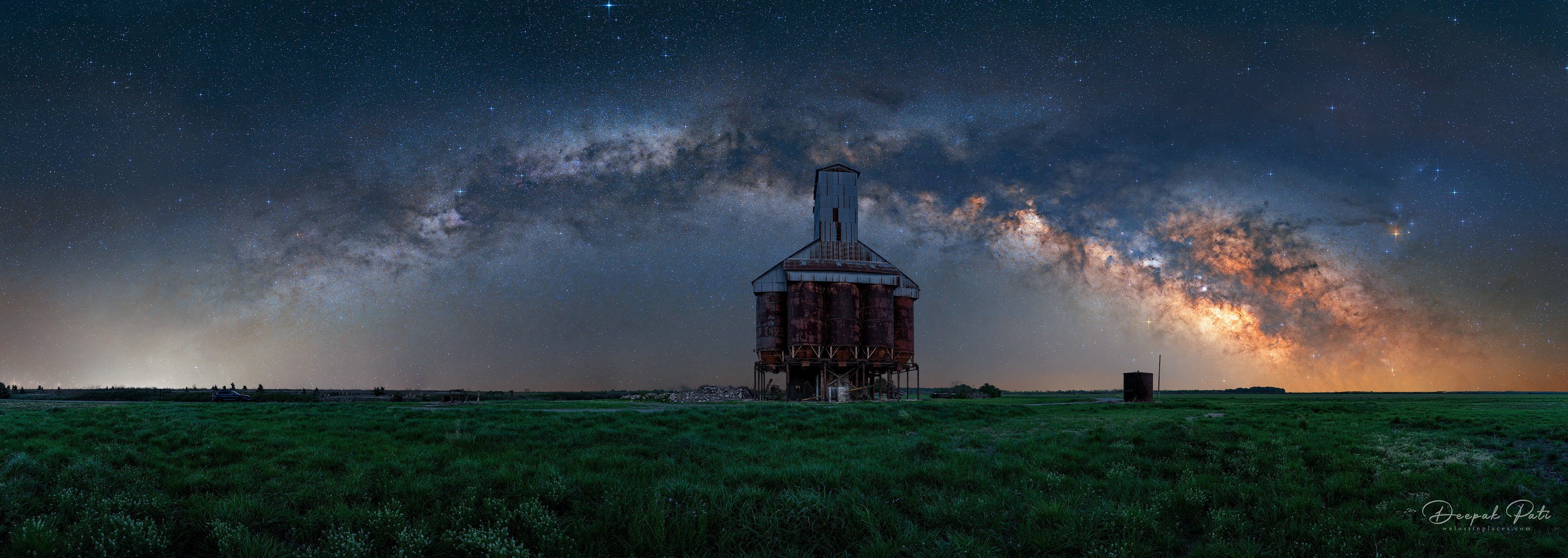 Milky Way Panorama, Stuttgart, AR
